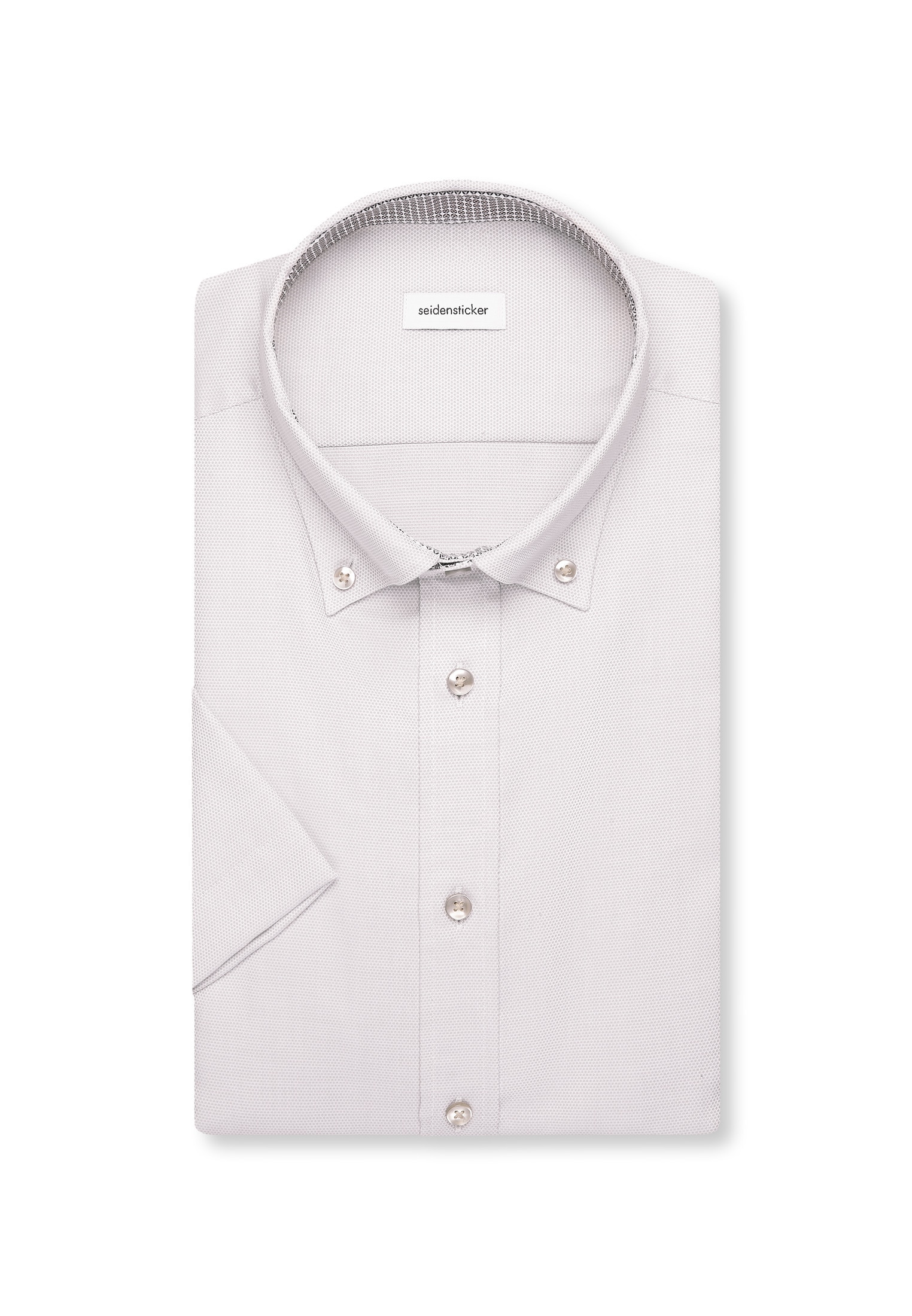 seidensticker Businesshemd »Schwarze Rose« Shaped 1/2 Button-Down-Kragen Struktur