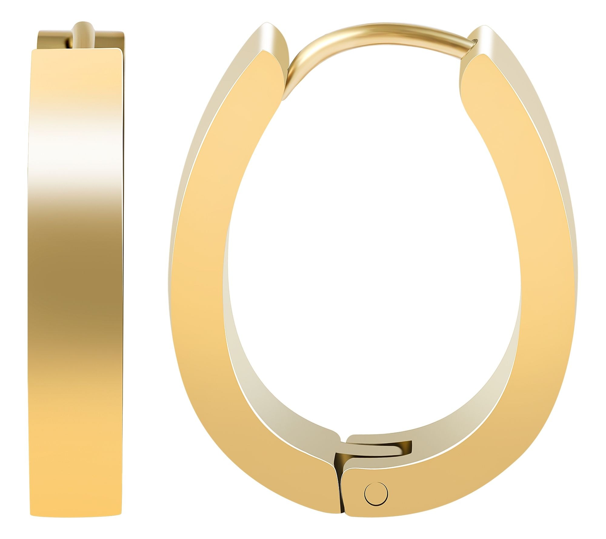 Adelia´s Paar Creolen »Damen Ohrringe ¿ Creole aus Edelstahl«