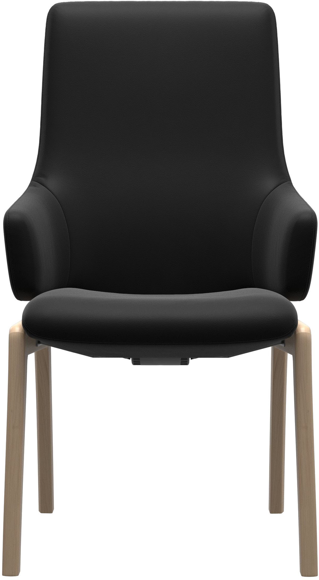 Stressless® Polsterstuhl »Laurel«, Leder PALOMA, High Back mit Armlehne, Größe L, mit abgerundeten Beinen in Walnuss