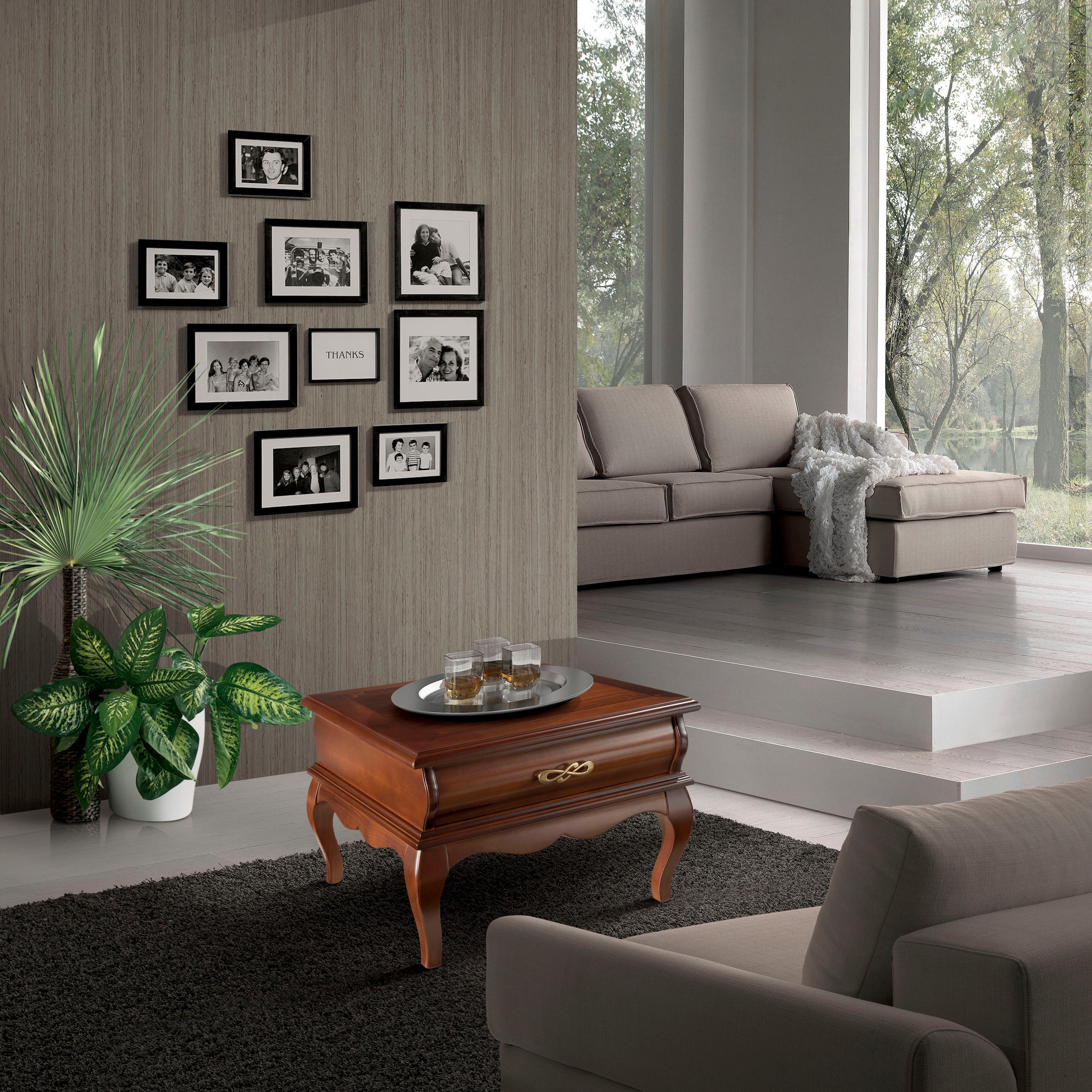 Home affaire Beistelltisch »Tische Leonardo«, Breite 60 cm