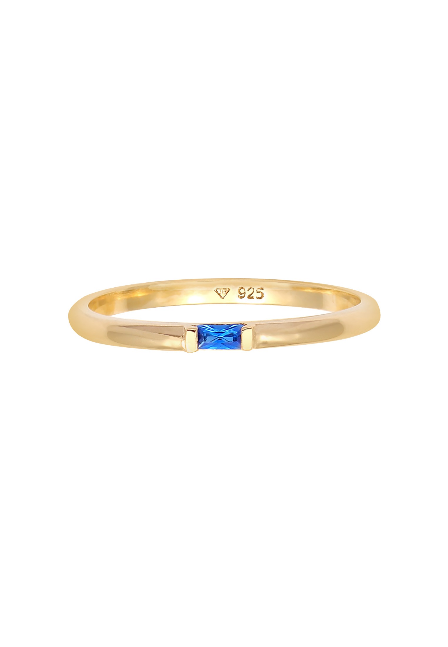 Elli Premium Silberring »Ring Topas Geo Rechteck Verlobung Solitär 925 Silber«