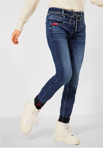 STREET ONE Stretch-Jeans »Style Bonny«, mit doppelten Gürtelschlaufen kaufen