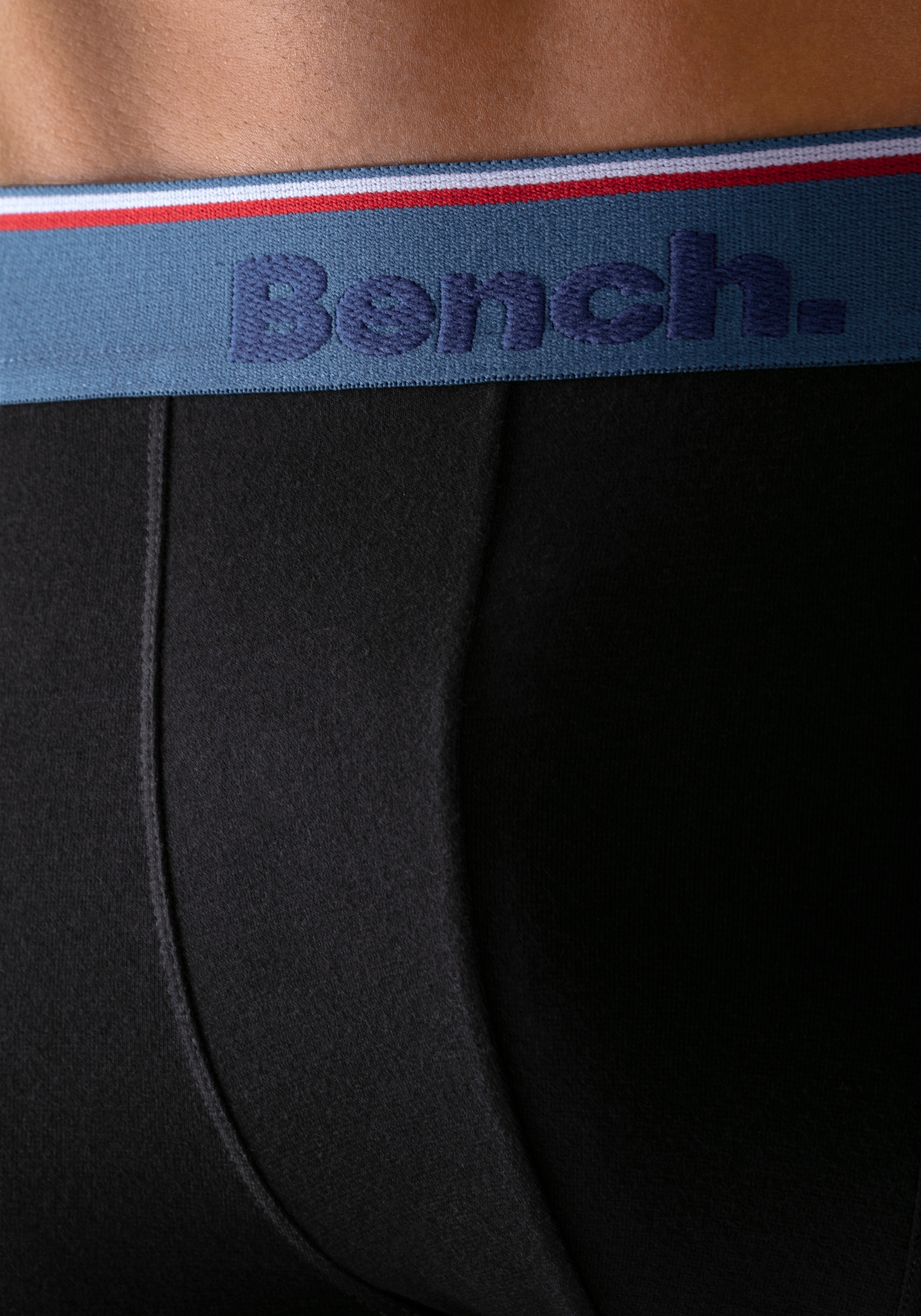 Bench. Langer Boxer, bestellen 4 mit Logo-Webbund bei Streifen im (Packung, schmalen online OTTO St.)