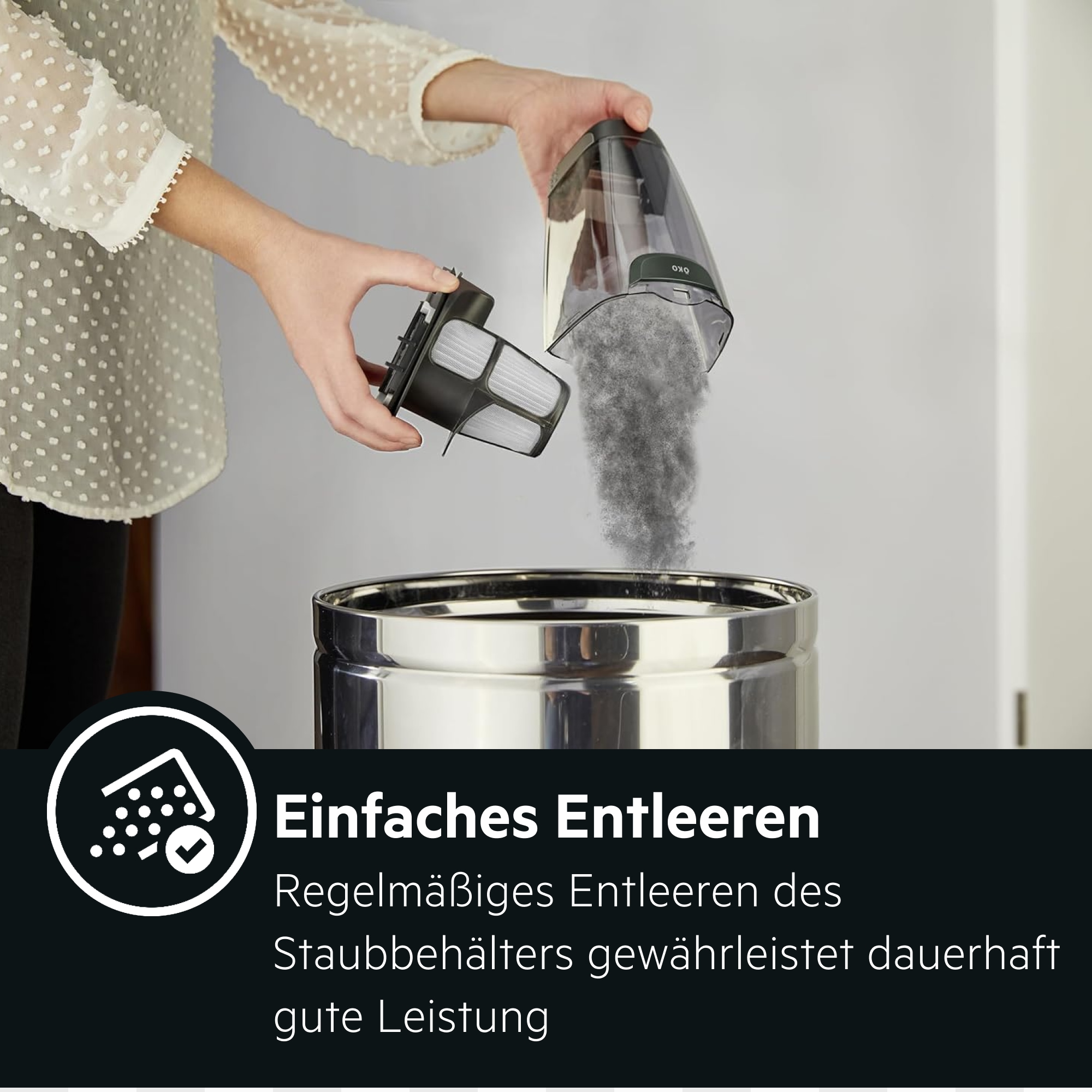 AEG Akku-Hand-und Stielstaubsauger »CX7-2-45MÖ« Flexible 2in1 Funktion, mit Bürstenreinigungsfunktion