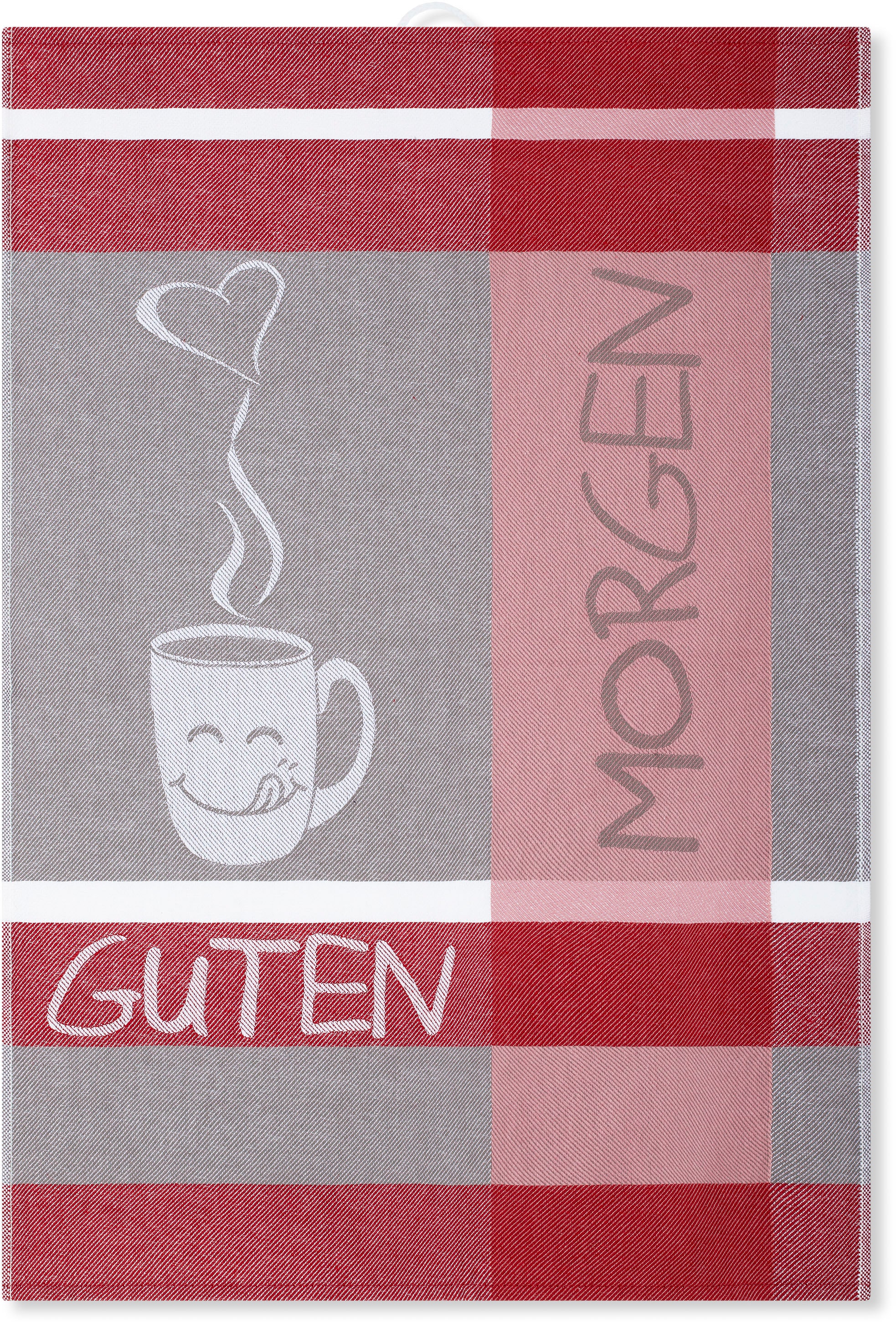 ROSS Geschirrtuch »1663 3er-Set mit Banderole« aus feinster Baumwolle