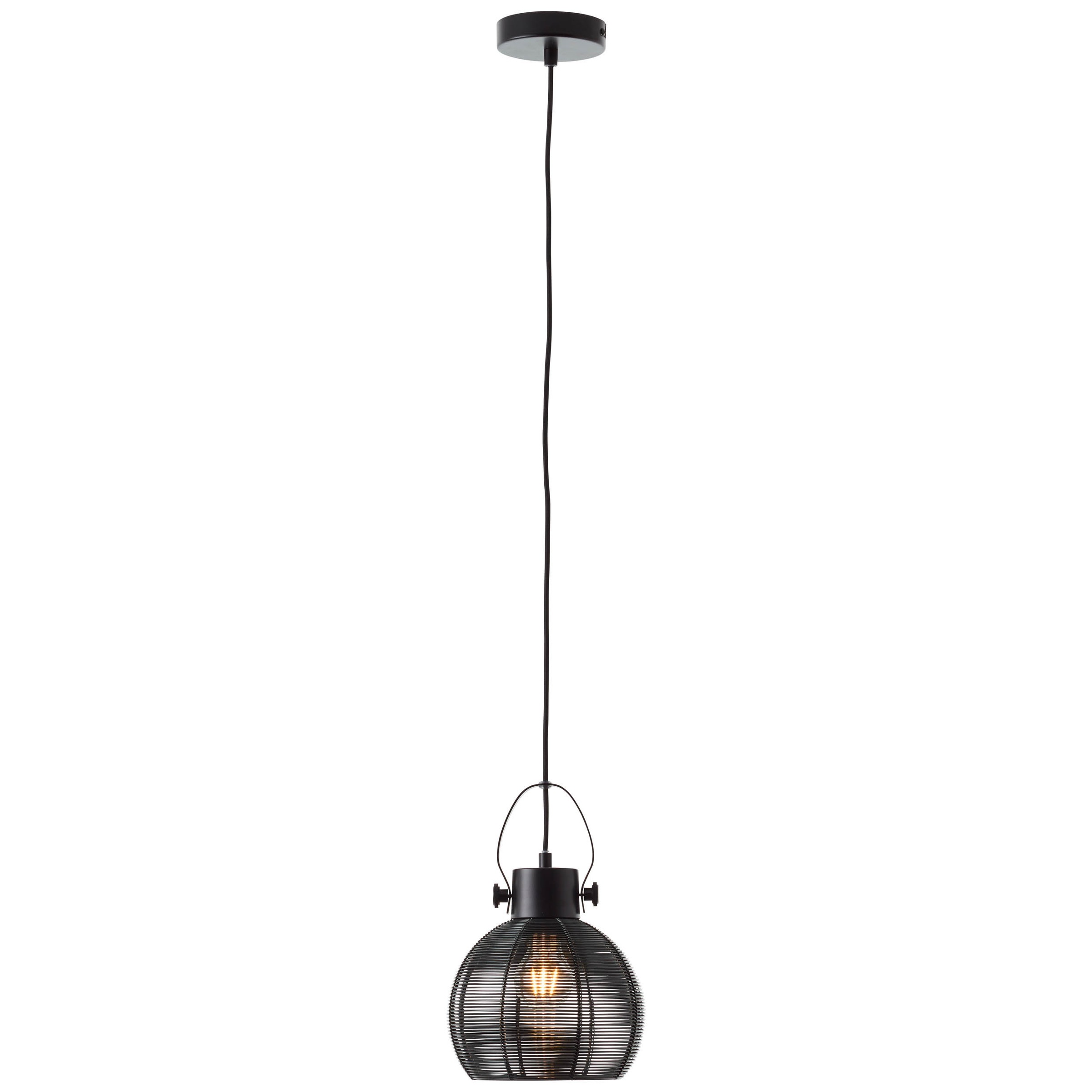 Brilliant Leuchten Sambo Pendelleuchte 20cm schwarz