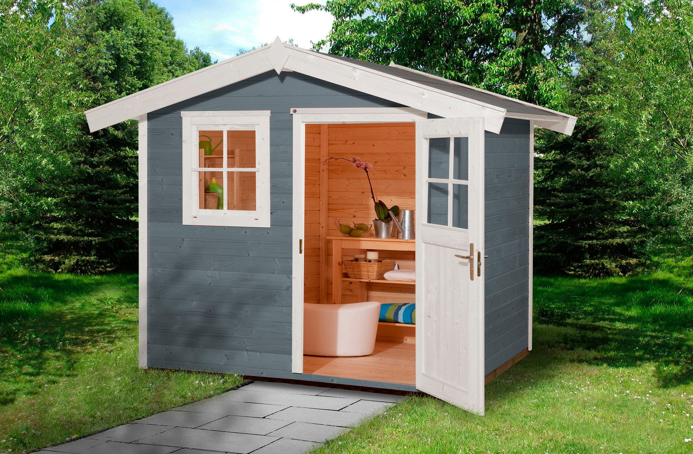 weka Gartenhaus »123 Gr.2, grau«