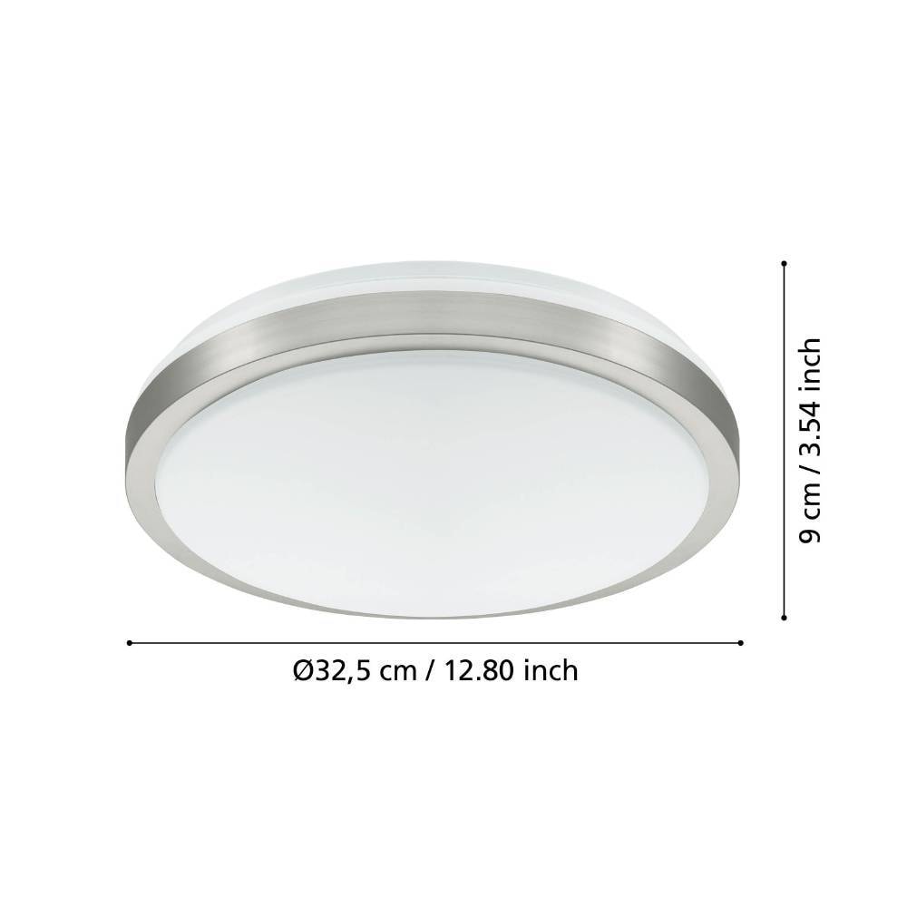 EGLO LED Deckenleuchte »COMPETA 1«, 1 flammig, Leuchtmittel LED-Board | LED fest integriert, Stahl und Kunststoff, Esszimmer, Industrial, minimalistisch