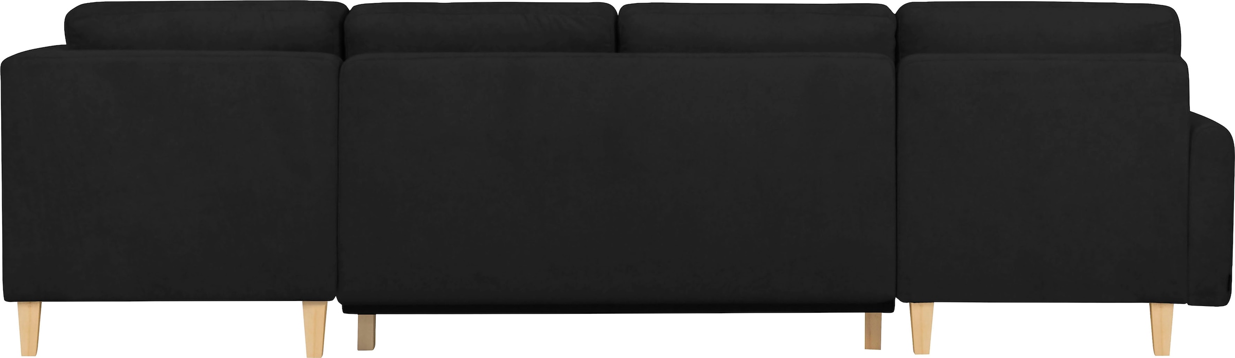 Home affaire Wohnlandschaft »TRIPLO U-Form wahlweise mit Schlaffunktion, B/T/H: 310/192/90 cm« Schlafsofa, auch mit Bettkasten, Steppung im Rückenkissen