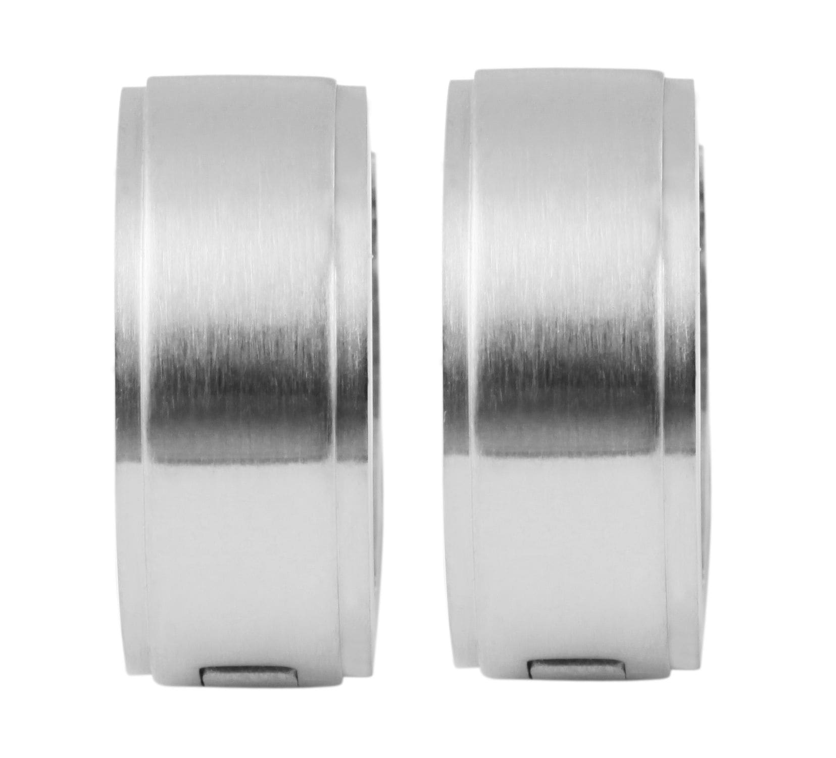 Adelia´s Paar Creolen »Damen Ohrringe ¿ Klappcreole aus Edelstahl«