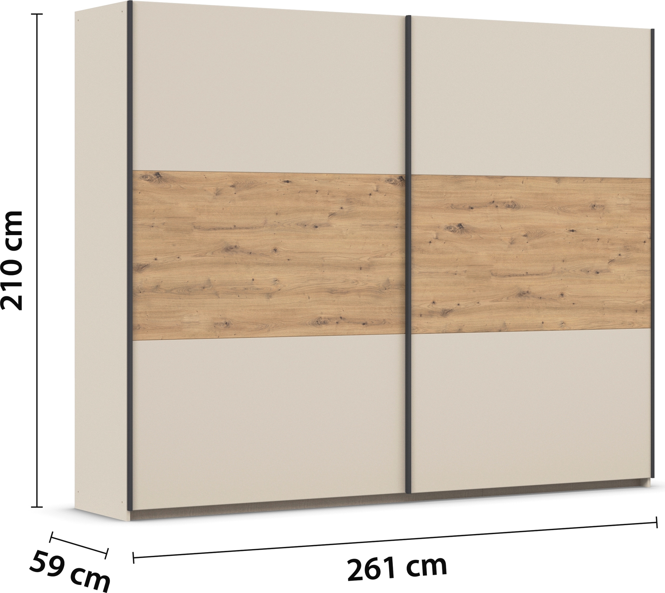 rauch Schwebetürenschrank »Kleiderschrank Schrank Garderobe Garderobenschrank Wäscheschrank NEO«, (in 3 verschiedenen Ausstattungen BASIC/CLASSIC/PREMIUM), mit großzügigem Stauraum und vielfältigen Farbkombinationen