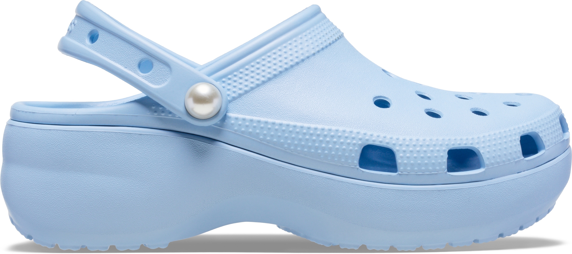 Crocs Clog »Classic Platform Pearl Clog«, Plateaschuh, Sandale mit Zierperlen