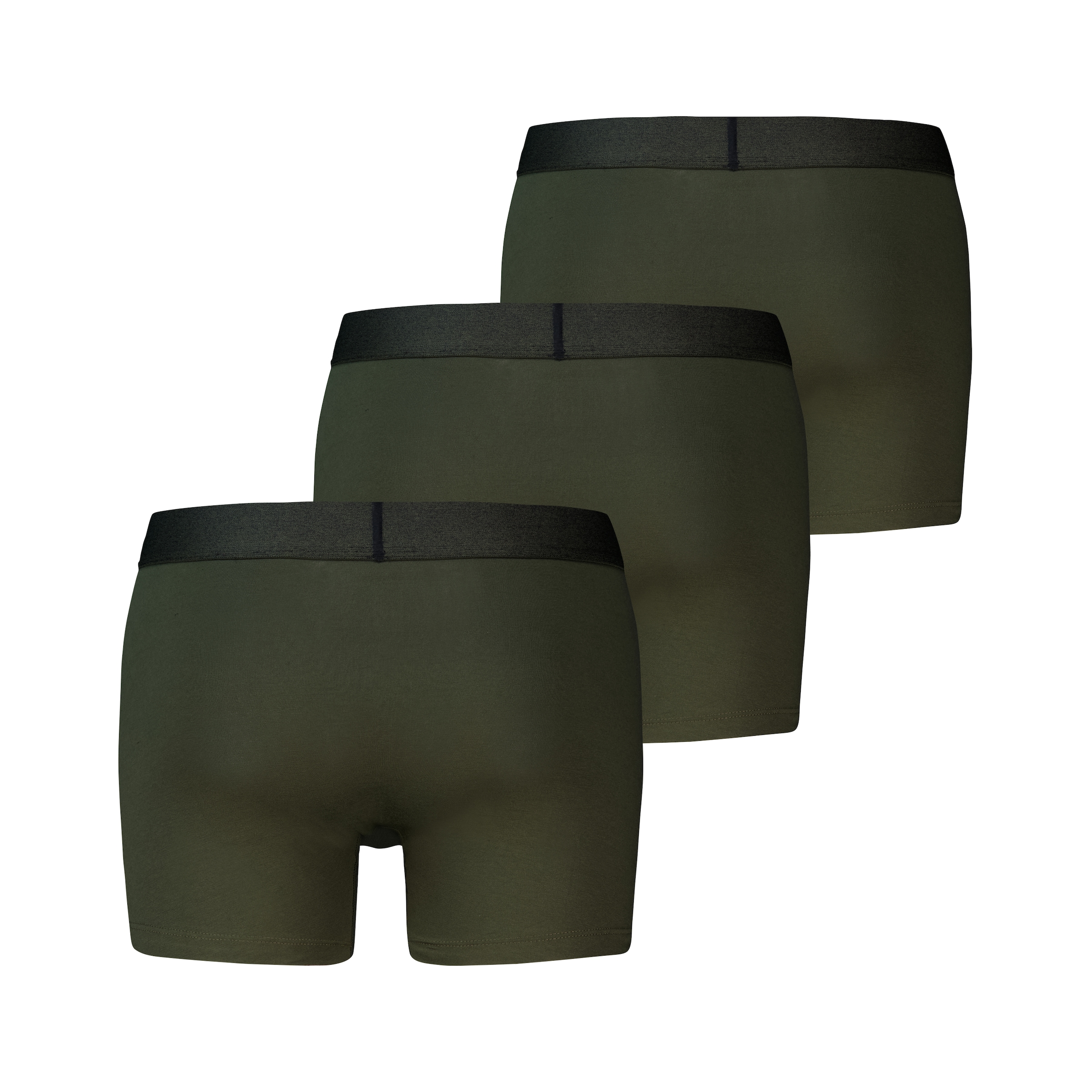 Levi's® Boxershorts »LEVIS MEN MEL WB BOXER BRIEF« 3er Pack,  ohne Eingriff, tonaler Logobund, elastisch, Cotton-Mix