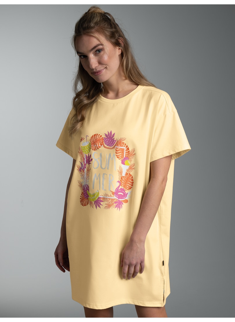 Trigema Bigshirt »TRIGEMA Bigshirt mit sommerlichen Printmotiv« 1