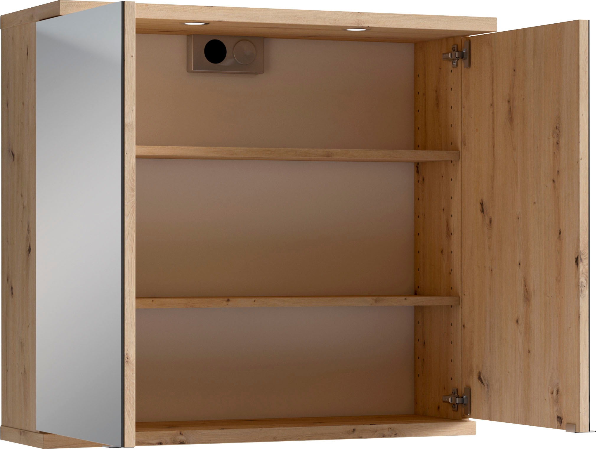 Homexperts Spiegelschrank »NUSA 01LK (94477)«, (1er Set)
