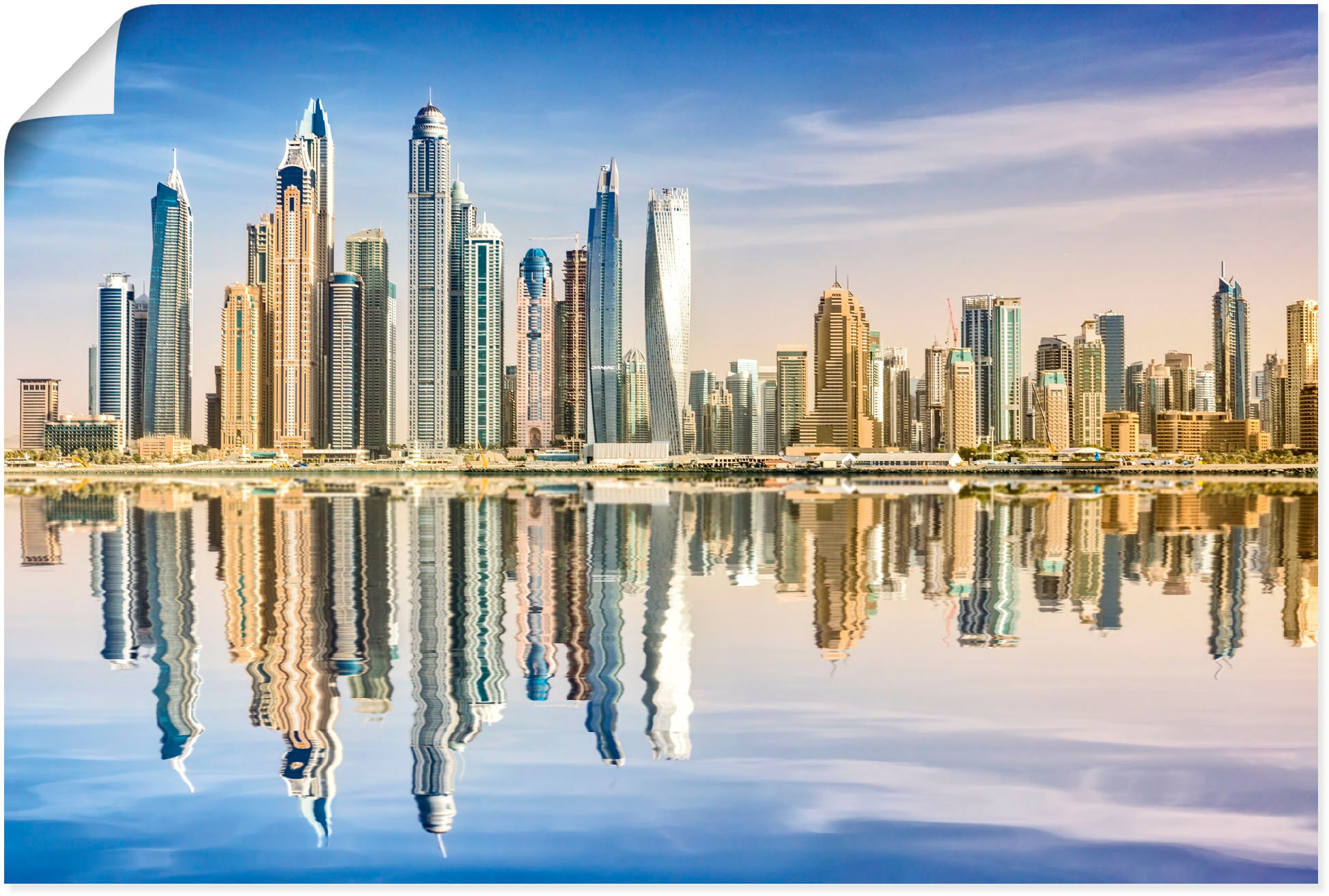 Artland Wandbild »Dubai marina«, online von (1 Poster Leinwandbild, oder OTTO als Wandaufkleber Asien, Größen St.), in Alubild, versch. bei Bilder