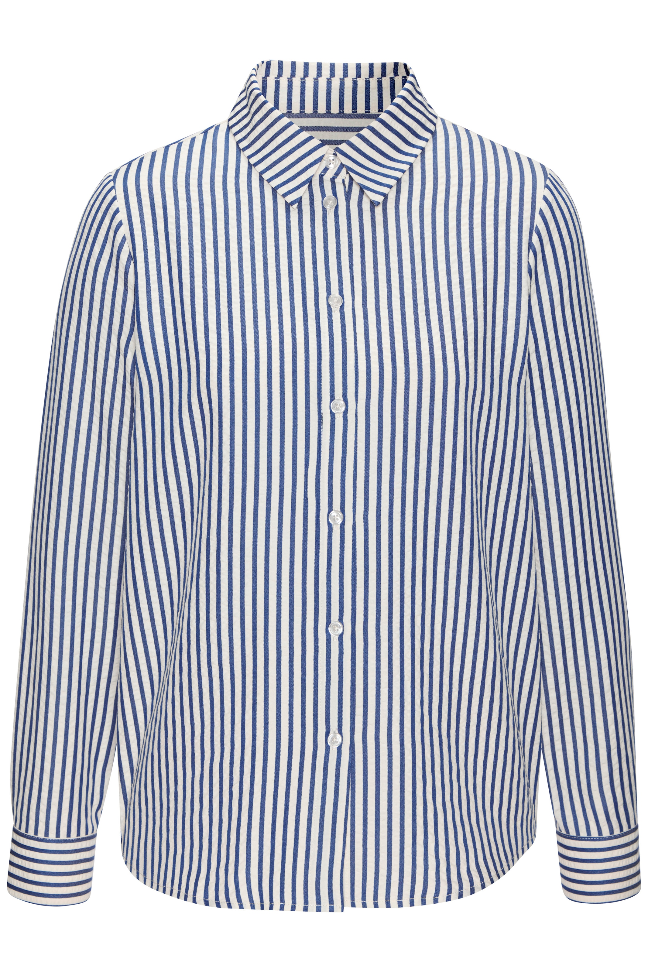 Vivance Hemdbluse mit Streifenmuster, bügelfreie Qualität