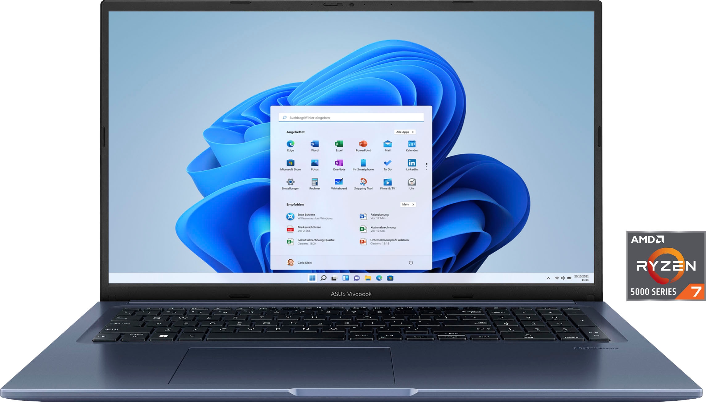 Asus Notebook »Vivobook 17X M1703QA-AU075W«, 43,9 cm, / 17,3 Zoll, AMD, Ryzen 7, Radeon, 512 GB SSD