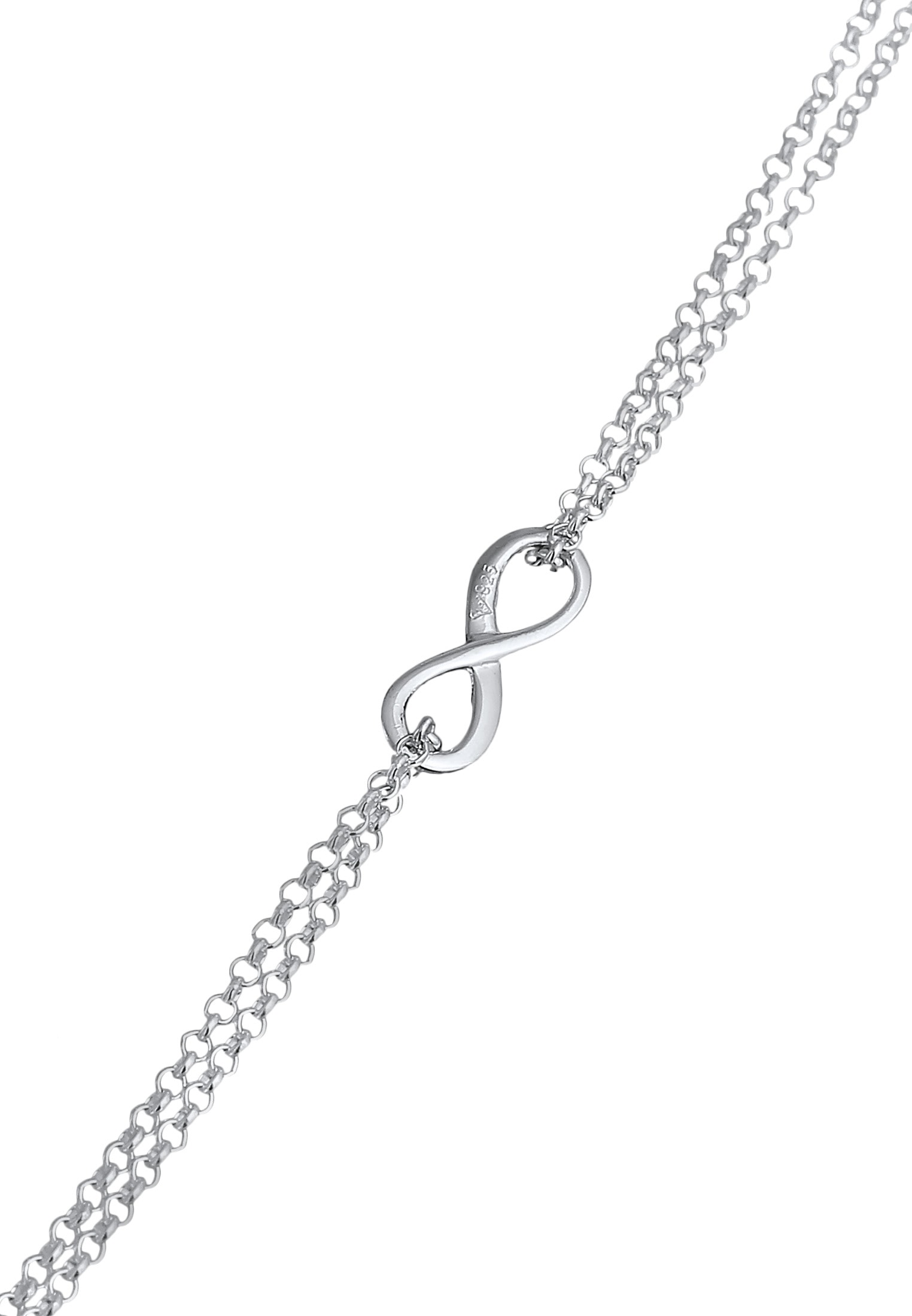 Elli Armkette »Armband Infinity Liebe Unendlichkeit Layer 925 Serling Silber«