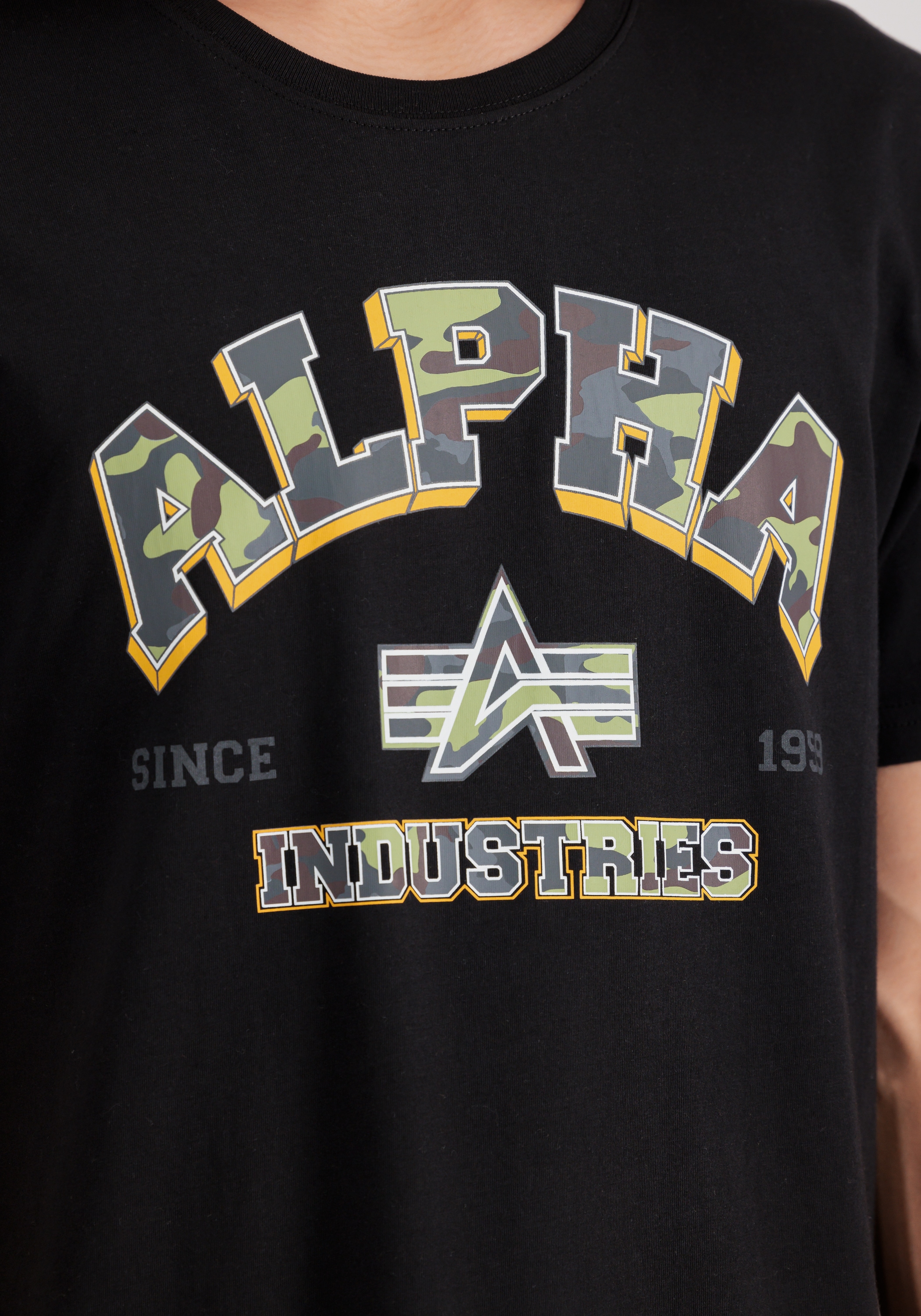 Alpha Industries T-Shirt »Alpha Industries Men - T-Shirts College Camo T-Shirt«