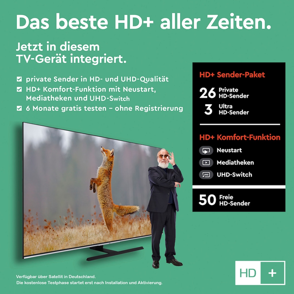 JVC LED-Fernseher »LT-65VU8185«, 164 cm/65 Zoll, 4K Ultra HD, Smart-TV