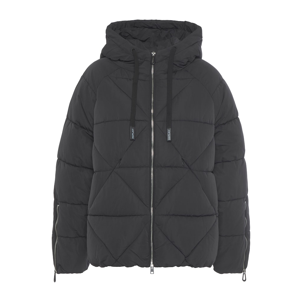 Replay Winterjacke, mit Kapuze