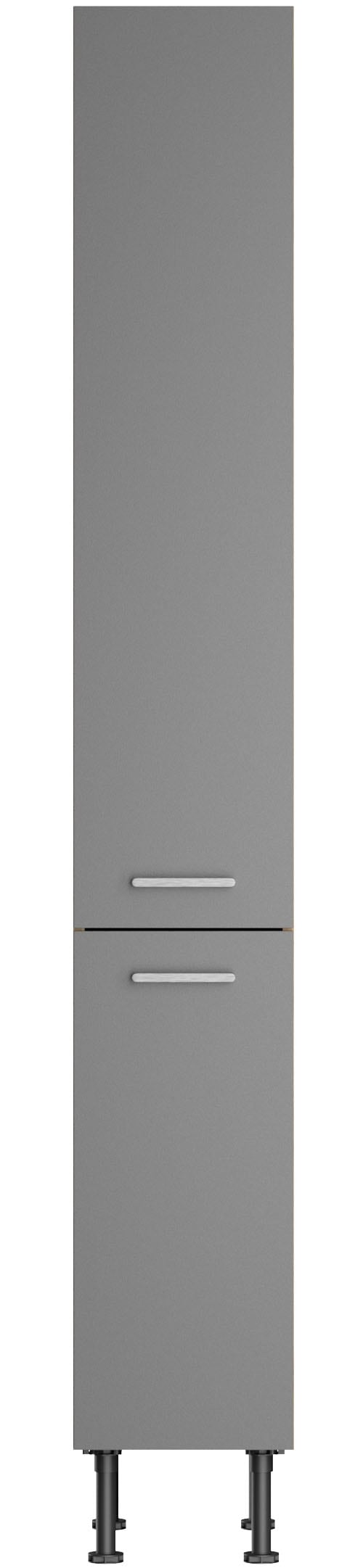 KOCHSTATION Apothekerschrank »KS-Lucy« Breite 30 cm, mit 2 Auszügen, Soft-Close, höhenverstellbare Füße