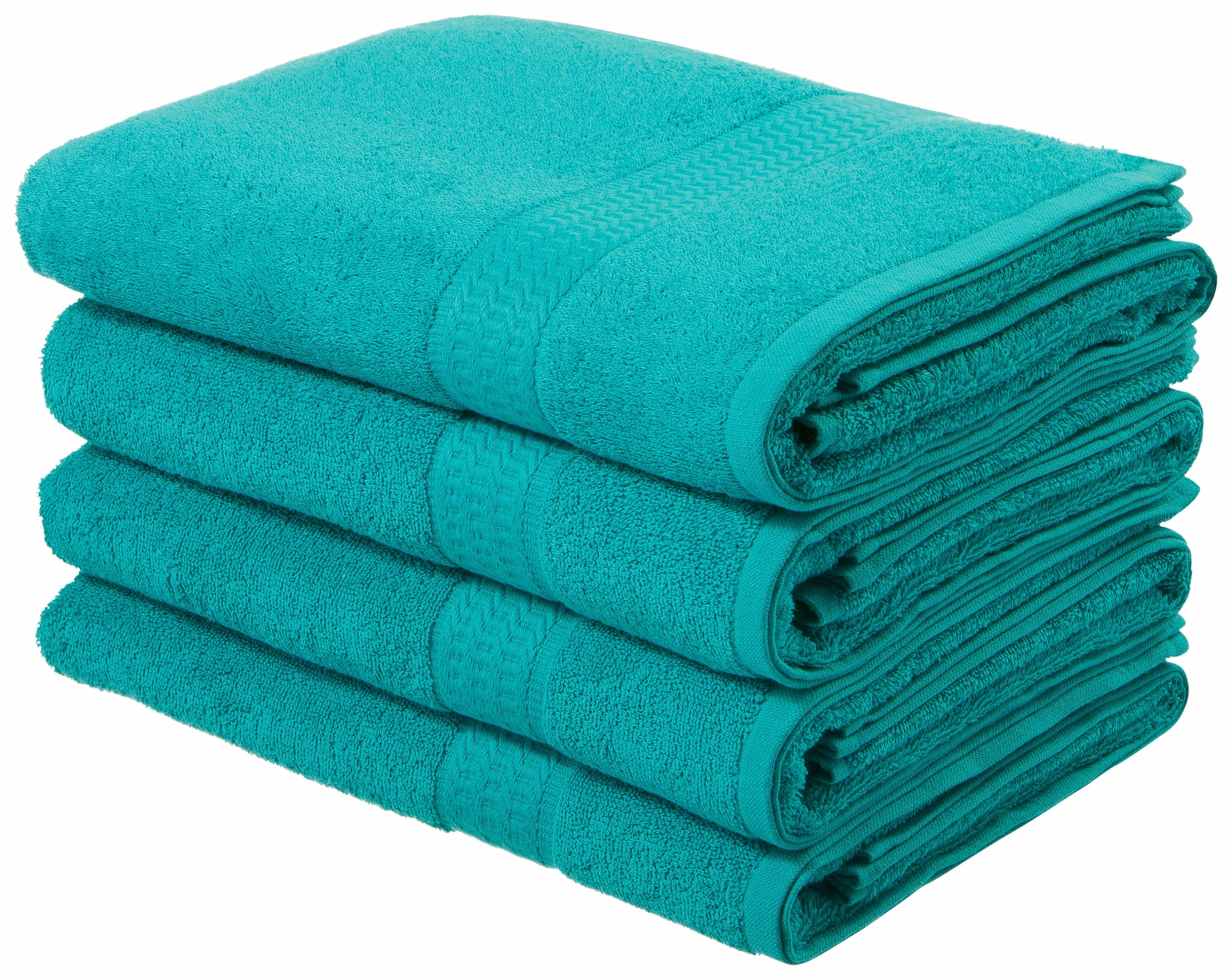 my home Badetücher »Juna«, (4 St.), im Set und als Serie, Badehandtücher in  Uni-Farben, 100% Baumwolle bei OTTO | Handtuch-Sets