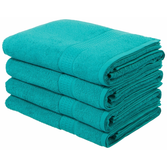my home Badetücher »Juna«, (4 St.), im Set und als Serie, Badehandtücher in  Uni-Farben, 100% Baumwolle bei OTTO | Handtuch-Sets