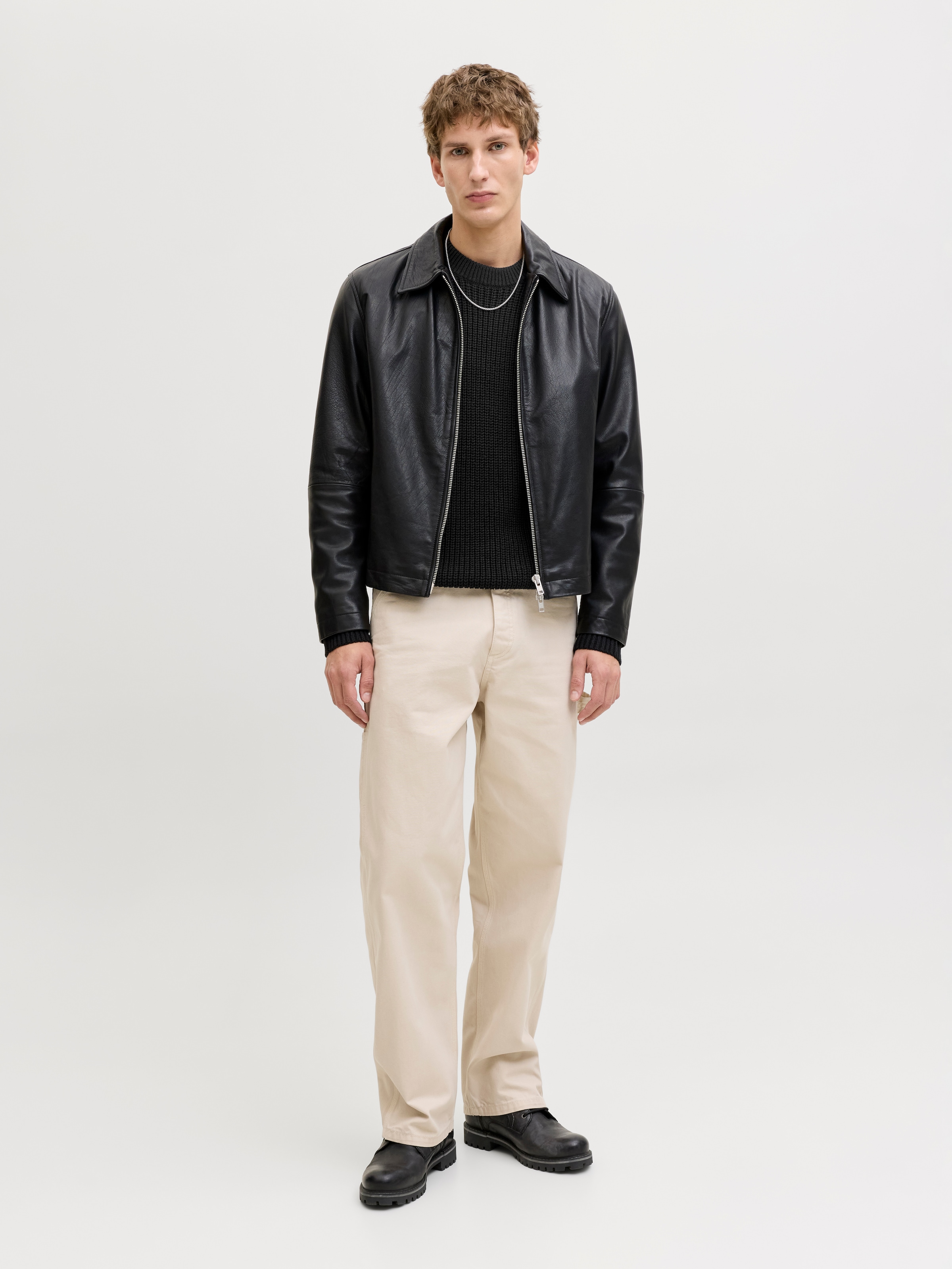 Jack & Jones Strickpullover »JORBLEECKER KNIT CREW NECK BF«