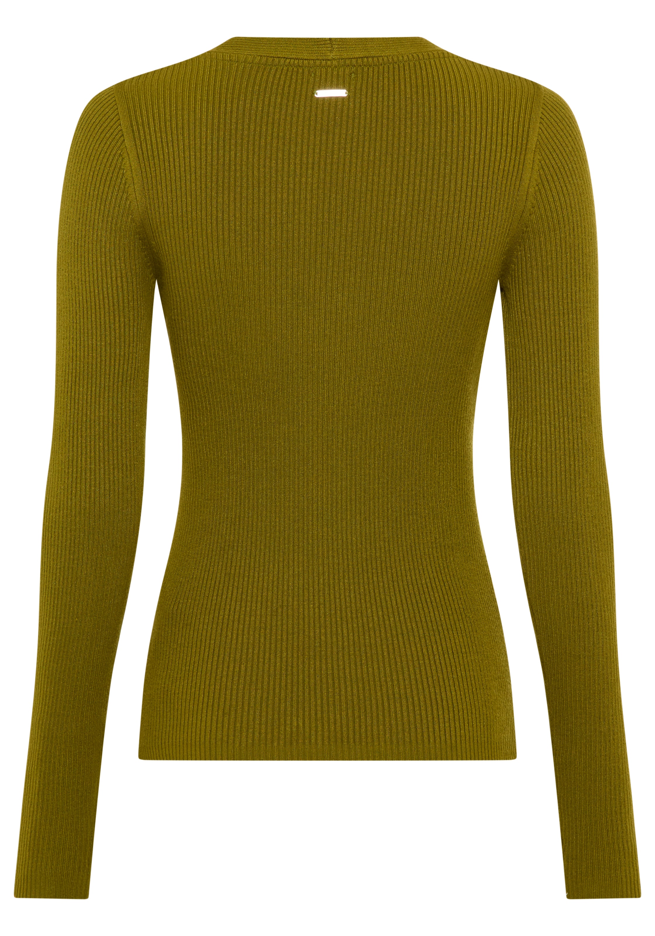 Laura Scott V-Ausschnitt-Pullover, mit spannendem Zopfmuster - NEUE KOLLEKTION