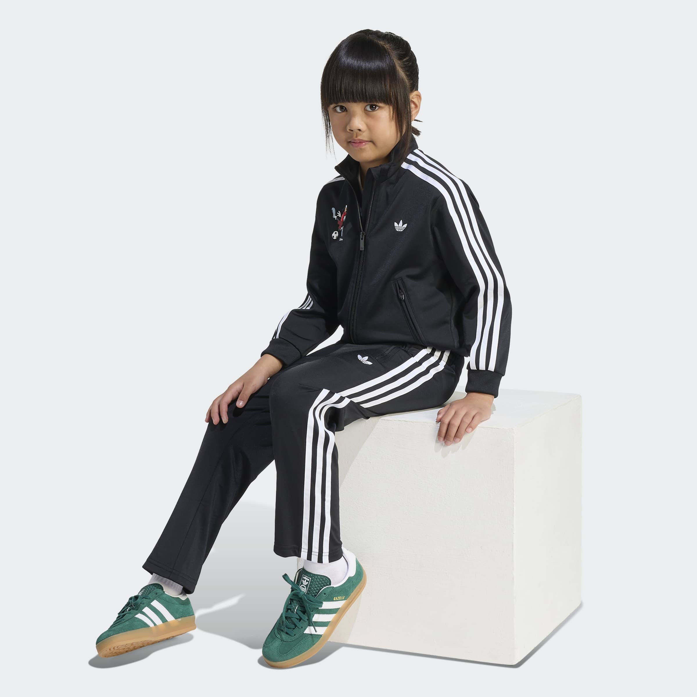 adidas Originals T-Shirt & Shorts »FIREBIRD TS« für Kinder, aus Polyester