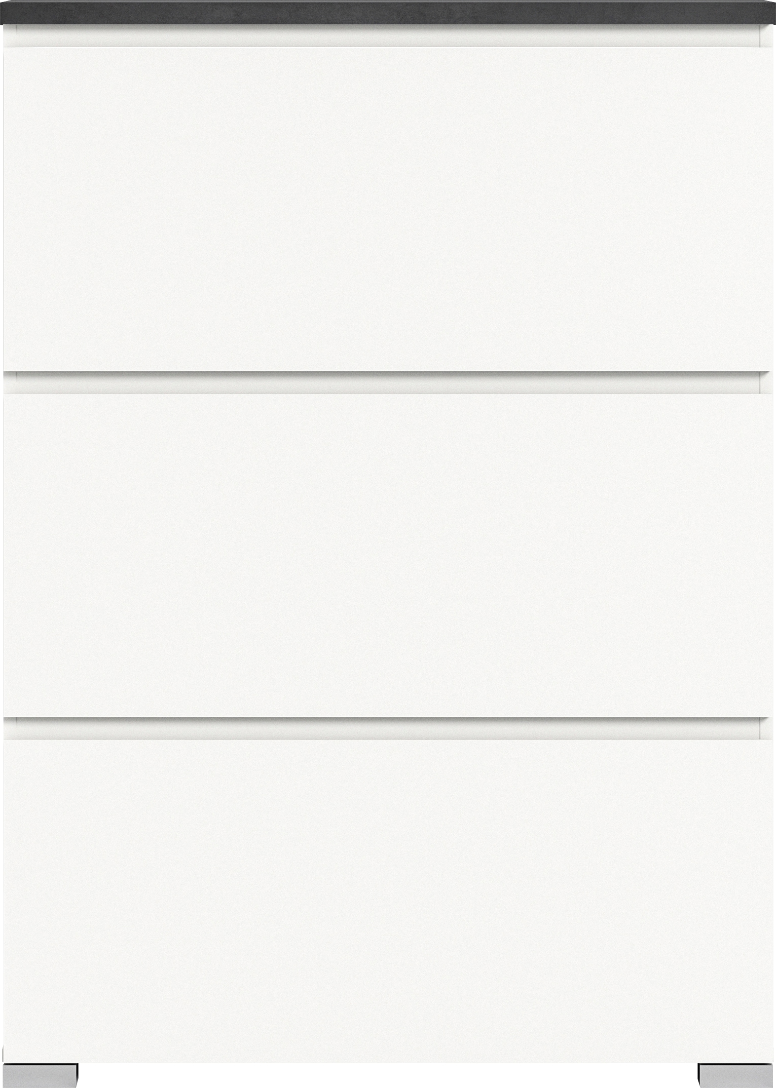 INOSIGN Schuhschrank »Skoskap, Tiefe 18cm, 3 Klappen mit Schuhwalze, Platz für 12 Schuhpaare« Schuhkipper, Schuhkommode, Schuhregal, Kommode, Anrichte