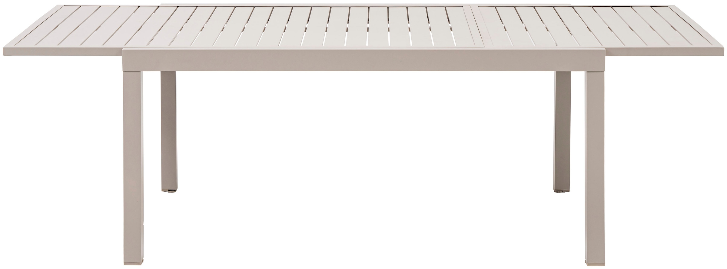 KONIFERA Garten-Essgruppe »Palermo«, (Set, 9 tlg., 8x Sessel, 1x AZ-Tisch 160-240x100 cm, Aluminium, Textilgewebe), klappbar, 7-fach verstellbare Rückenlehne, Tischplatte aus Alulatten