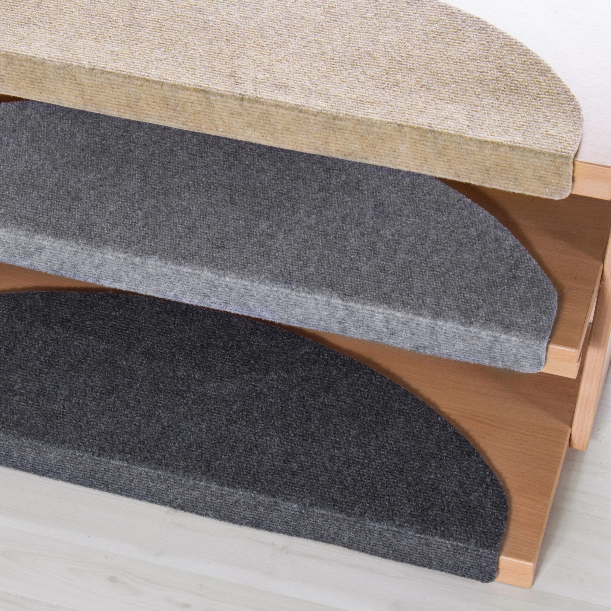 Andiamo Stufenmatte »Paris, Made in Poland« halbrund 2 mm Höhe selbstklebend, 15 Stück in einem Set