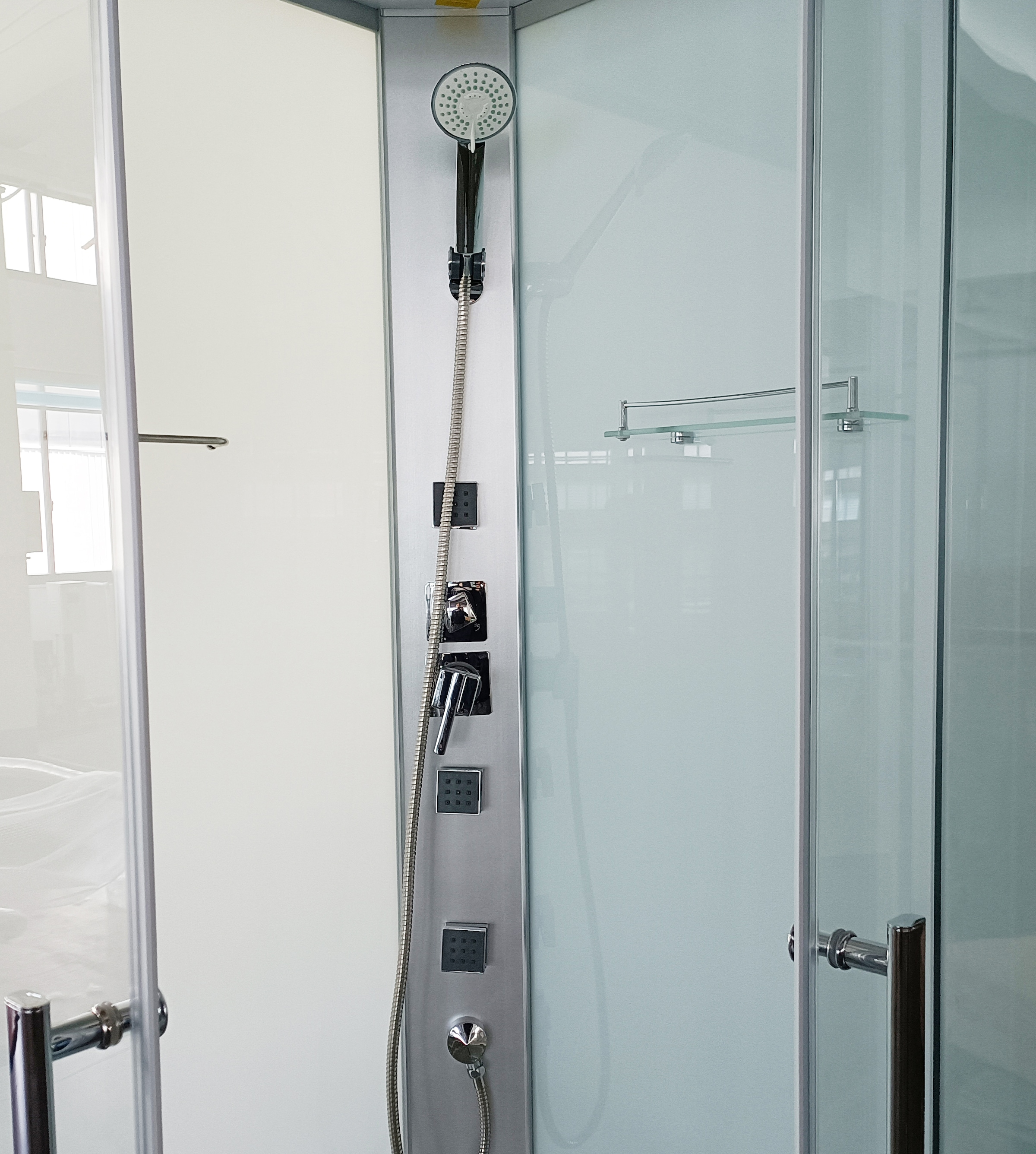 Sanotechnik Komplettdusche »Twist 2«, inkl. Kopf-Regenbrause