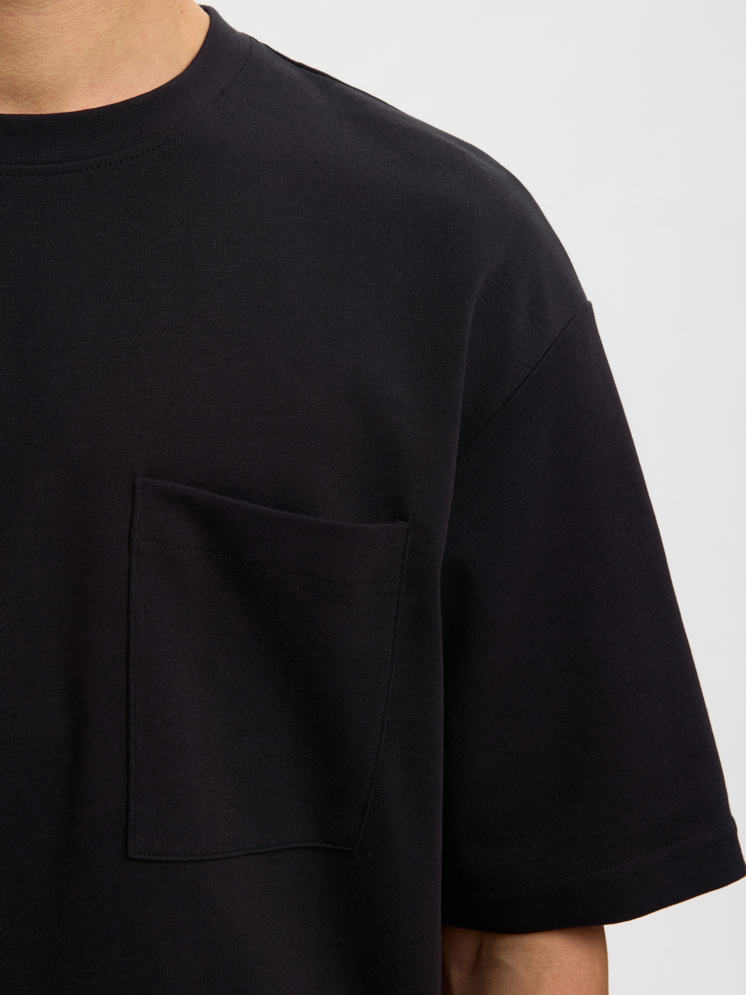 SELECTED T-Shirt »SLHLOOSEOSCAR POCKET SS TEE NOOS«