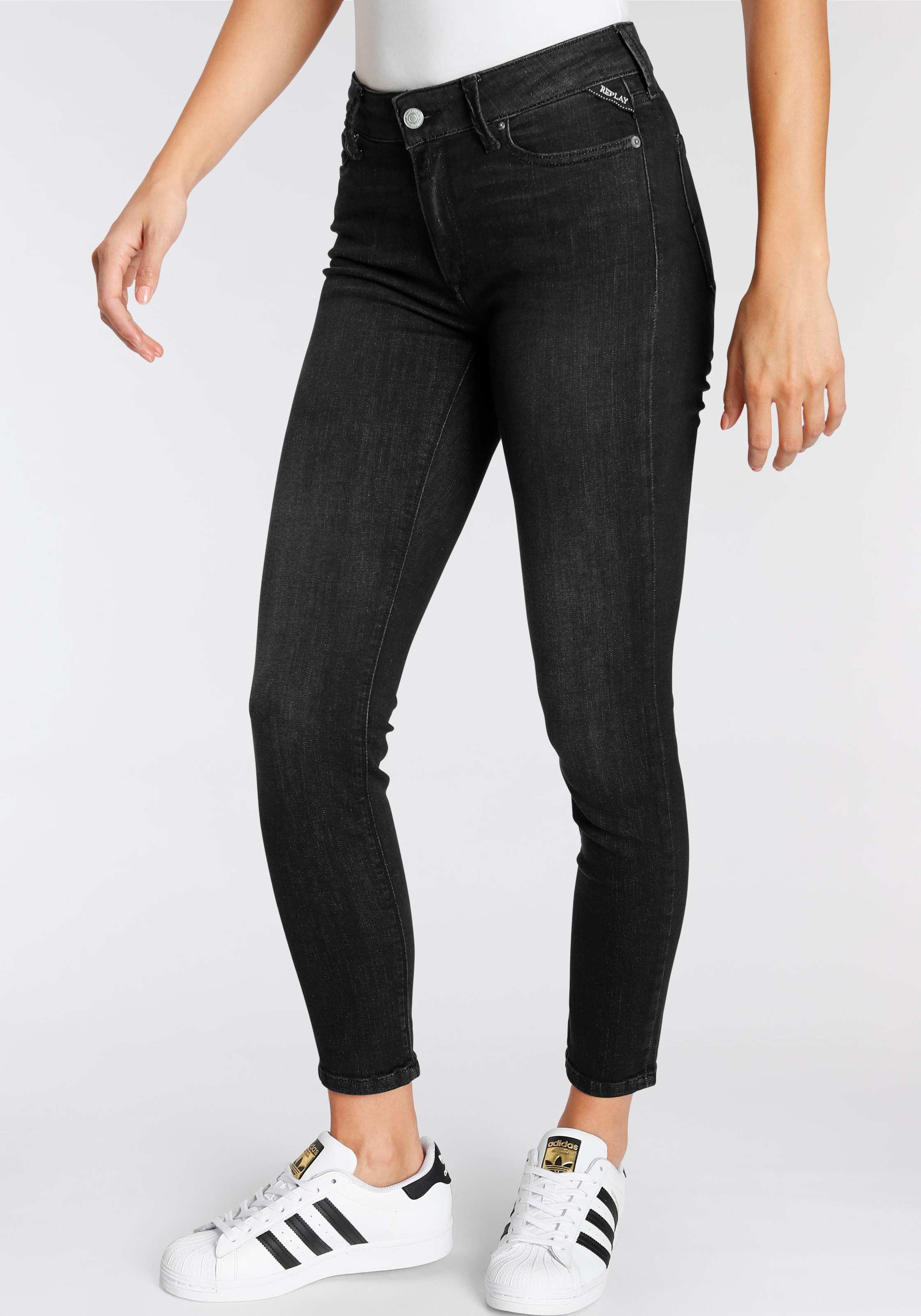 bei STRETCH POWER - Skinny-fit-Jeans High Waist »Luzien«, Replay OTTOversand