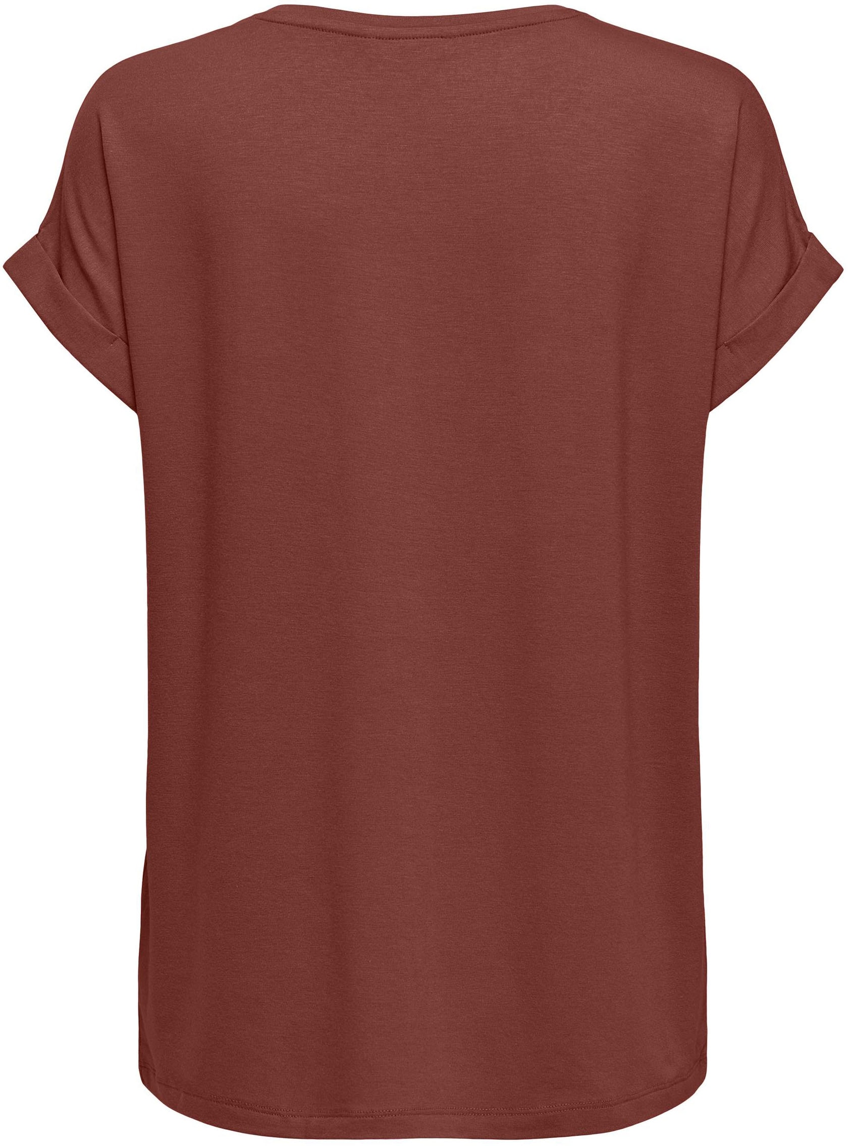 ONLY T-Shirt »ONLMOSTER S/S O-NECK TOP NOOS JRS«, mit Aufschlag am Arm