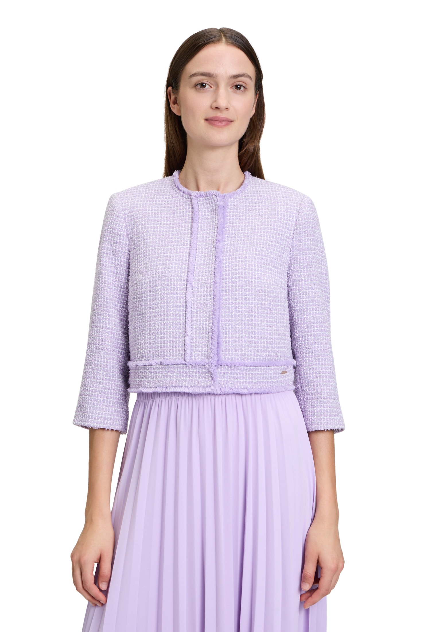 Betty&Co Boleroblazer »Bolero-Jacke mit aufgesetzten Taschen«