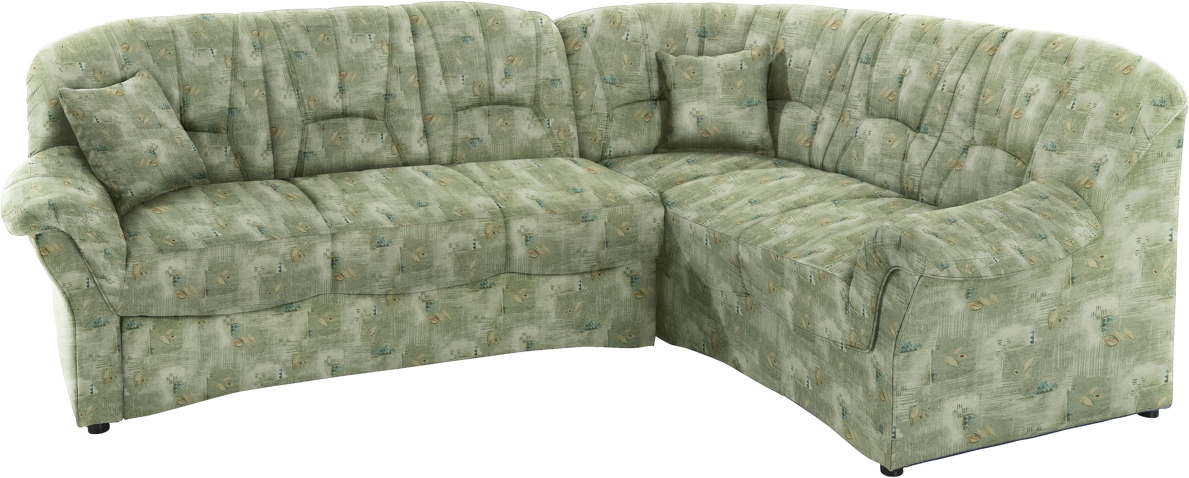 DOMO collection Ecksofa »Bahia, zeitlos und elegant, bequeme Armlehnen, L-Form«, wahlweise mit Bettfunktion