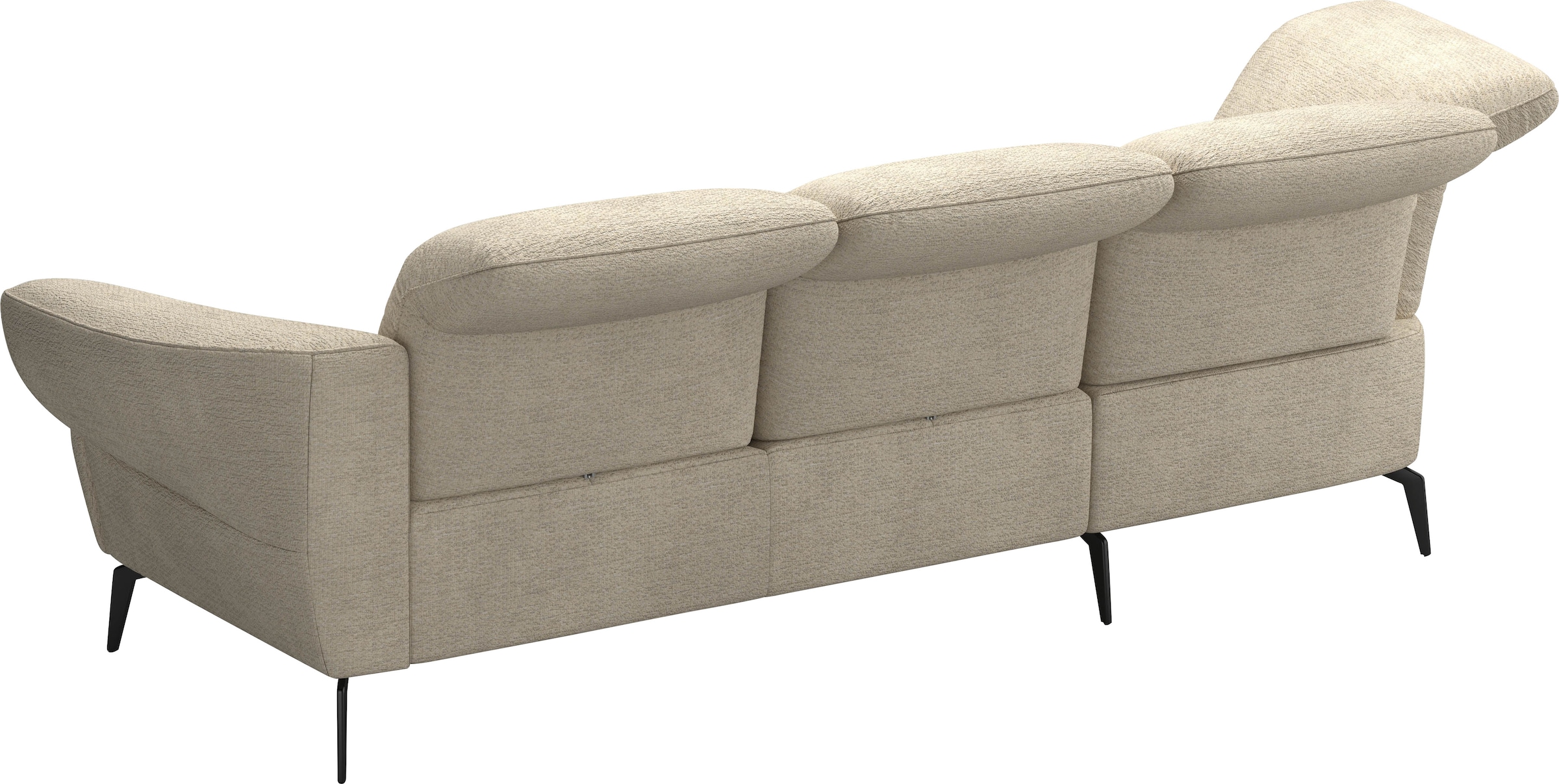 sit&more Ecksofa »Dance, L-Form, inkl. Sitztiefenverstellung«, inkl. Click&Seat, optional mit Kopfteilverstellung
