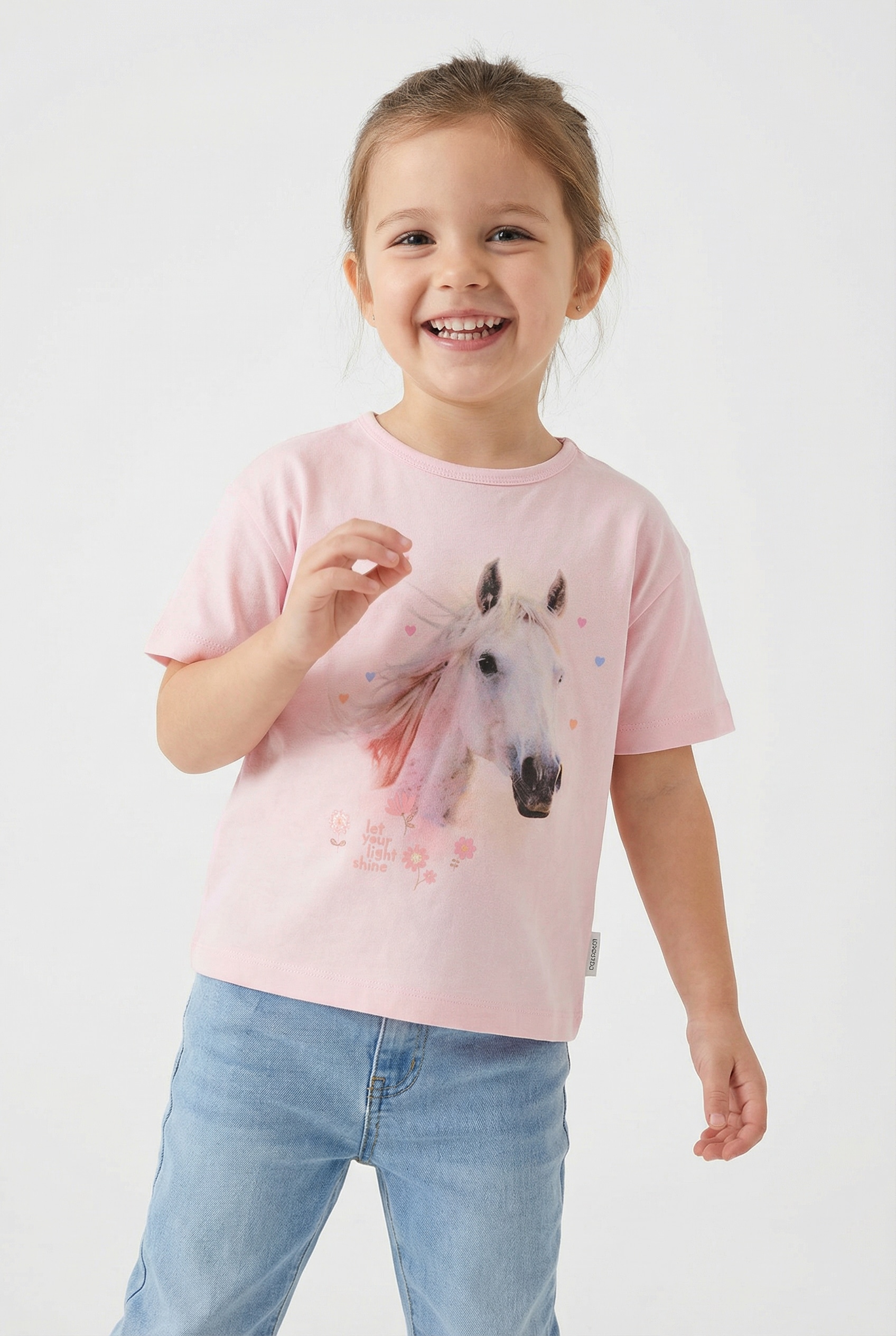 STACCATO T-Shirt 2 tlg. 2er Pack, mit Pferde-Motiv, für Girls