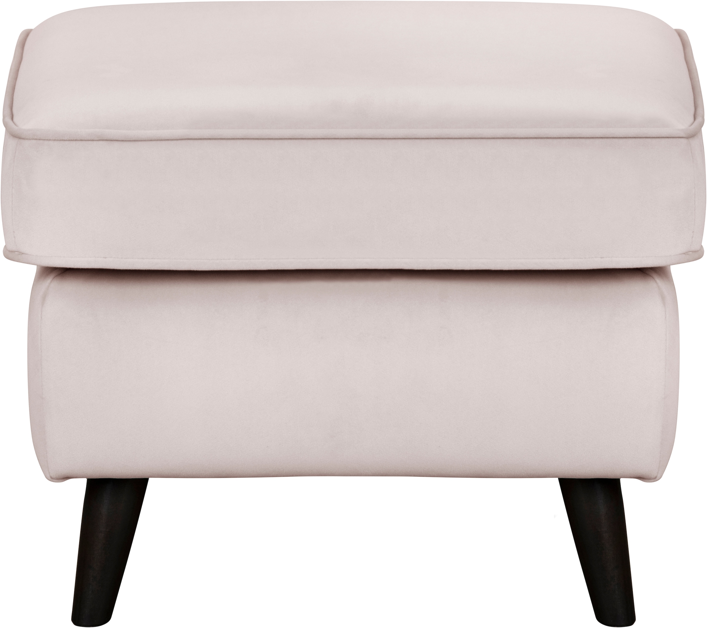 Home affaire Polsterhocker »Polsterhocker CHISTELLE, auch in Bouclé«, mit Wellenunterfederung, Maße: B/TH: 57/57/46 cm