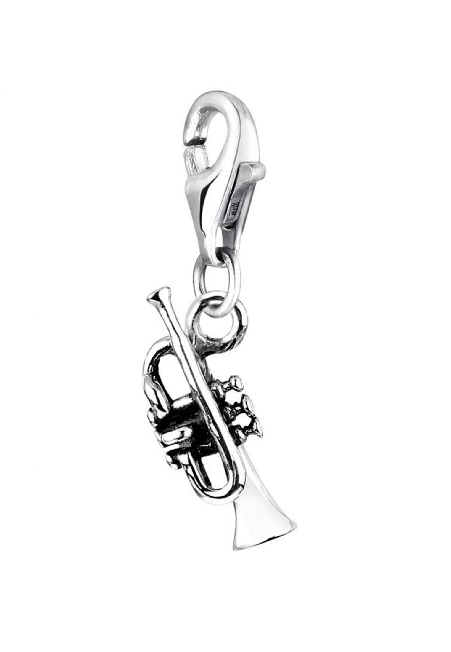 Nenalina Charm-Einhänger »Charm Trompeten Musik Instrument Symbol 925 Silber«