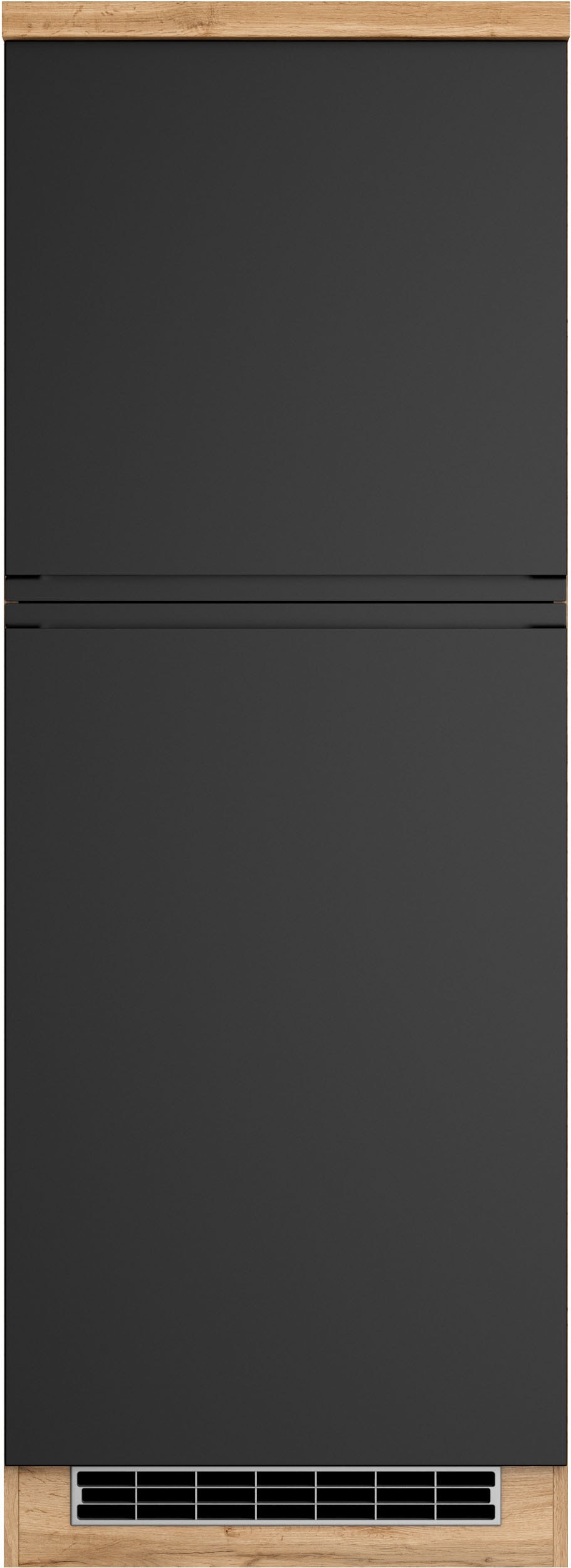 KOCHSTATION Kühlumbauschrank »KS-Virginia,neu in verbesserter Ausführung« Stauraum, Softclose,  Breite 60 cm, Höhe 165 cm, Nische für Kühlschrank: B/H/T 56/88/55 cm