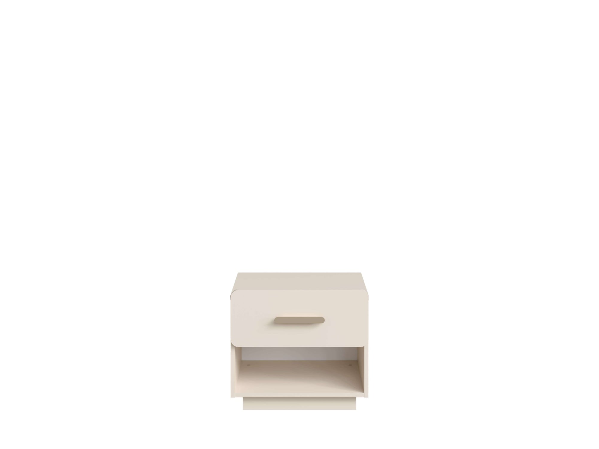 Home affaire Nachttisch »CLAREI 2er Set, Nachttischen mit 1 Schublade, Maße B/H/T: 53/48/44 cm«, (Set), Set, 2 St., mit goldenen Kunststoffgriffen, Maße B/T/H: 53/22/48 cm