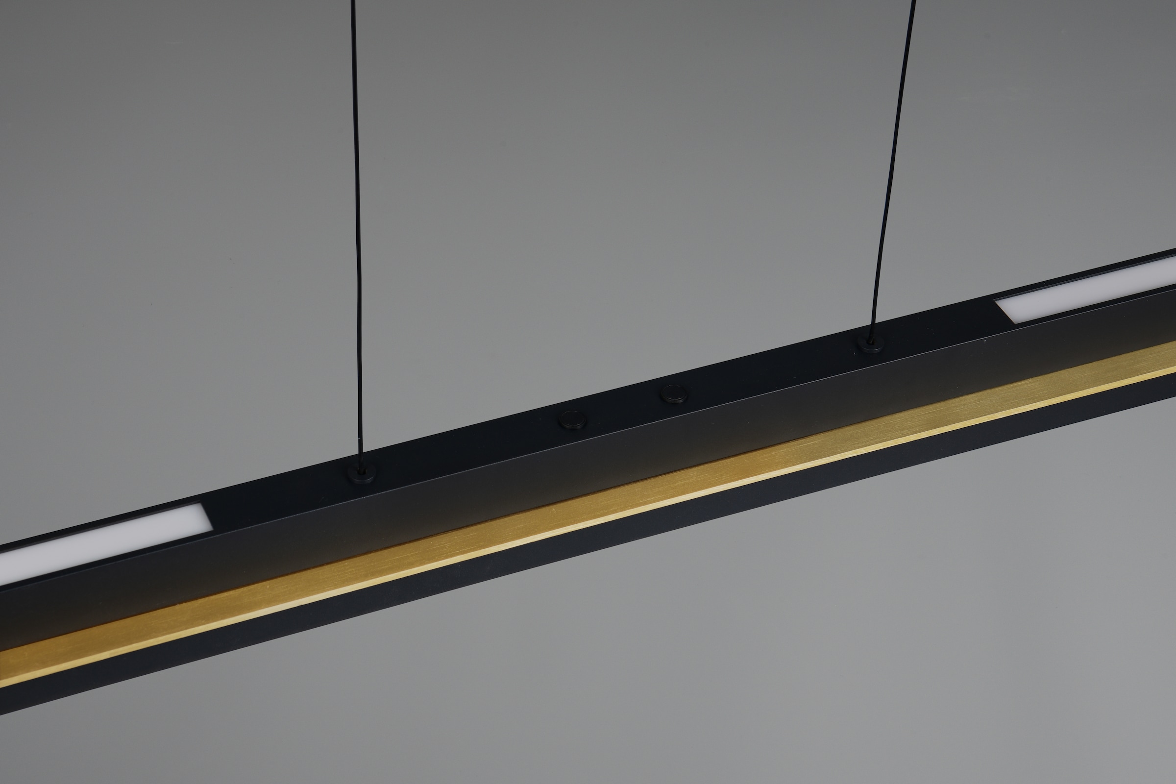 TRIO Leuchten LED Pendelleuchte »EMERSON, LED Hängeleuchte höhenverstellbar, 4-Stufen Touch Dimmer« LED-Board 1 Stk. Farbwechsler | warmweiß - kaltweiß Lichtfarbe einstellbar 2700-5000K warm- bis kaltweiß, Höhe max 150 cm