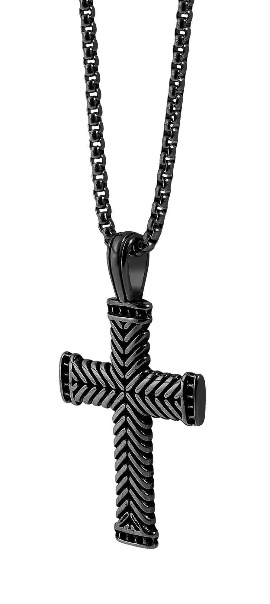 Adelia´s Kette ohne Anhänger »Unisex Halskette mit Anhänger ¿ Kreuz aus Edelstahl«