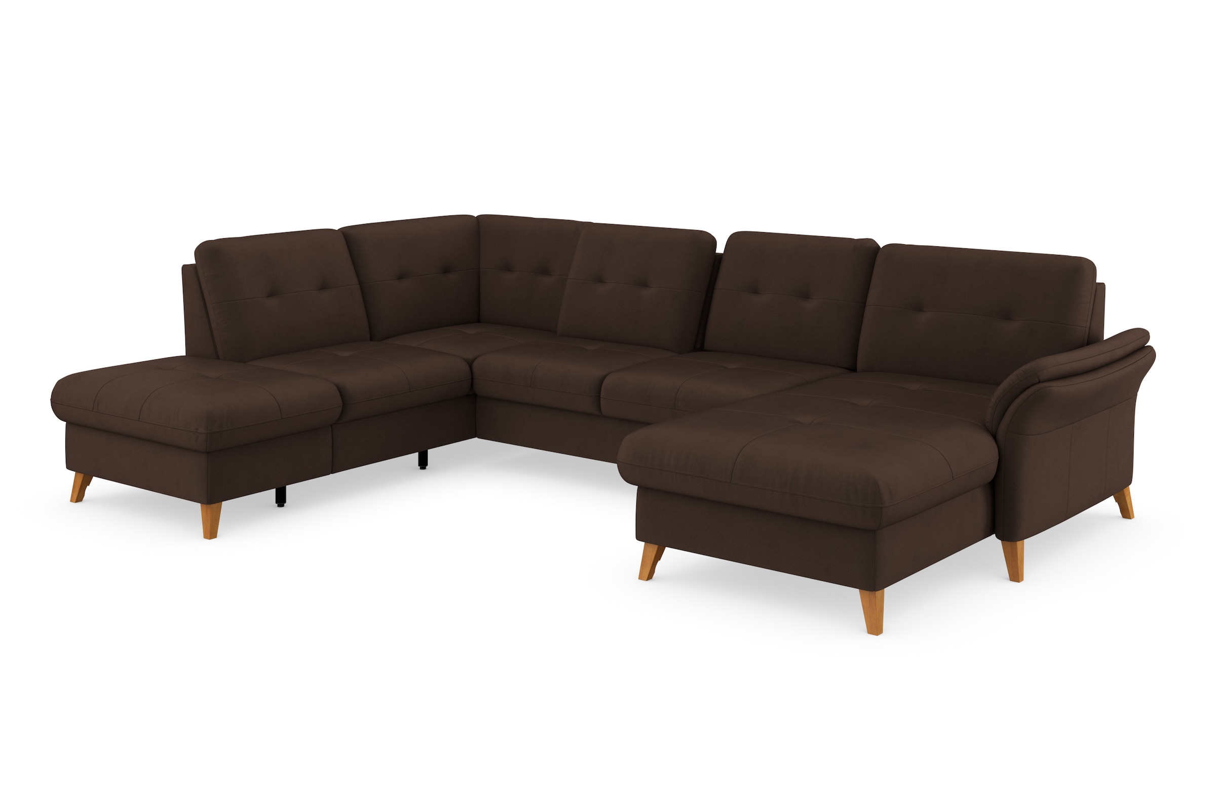 sit&more Wohnlandschaft »Göteborg« inkl. Sitztiefenverstellung, wahlweise mit Bettfunktion & Bettkasten